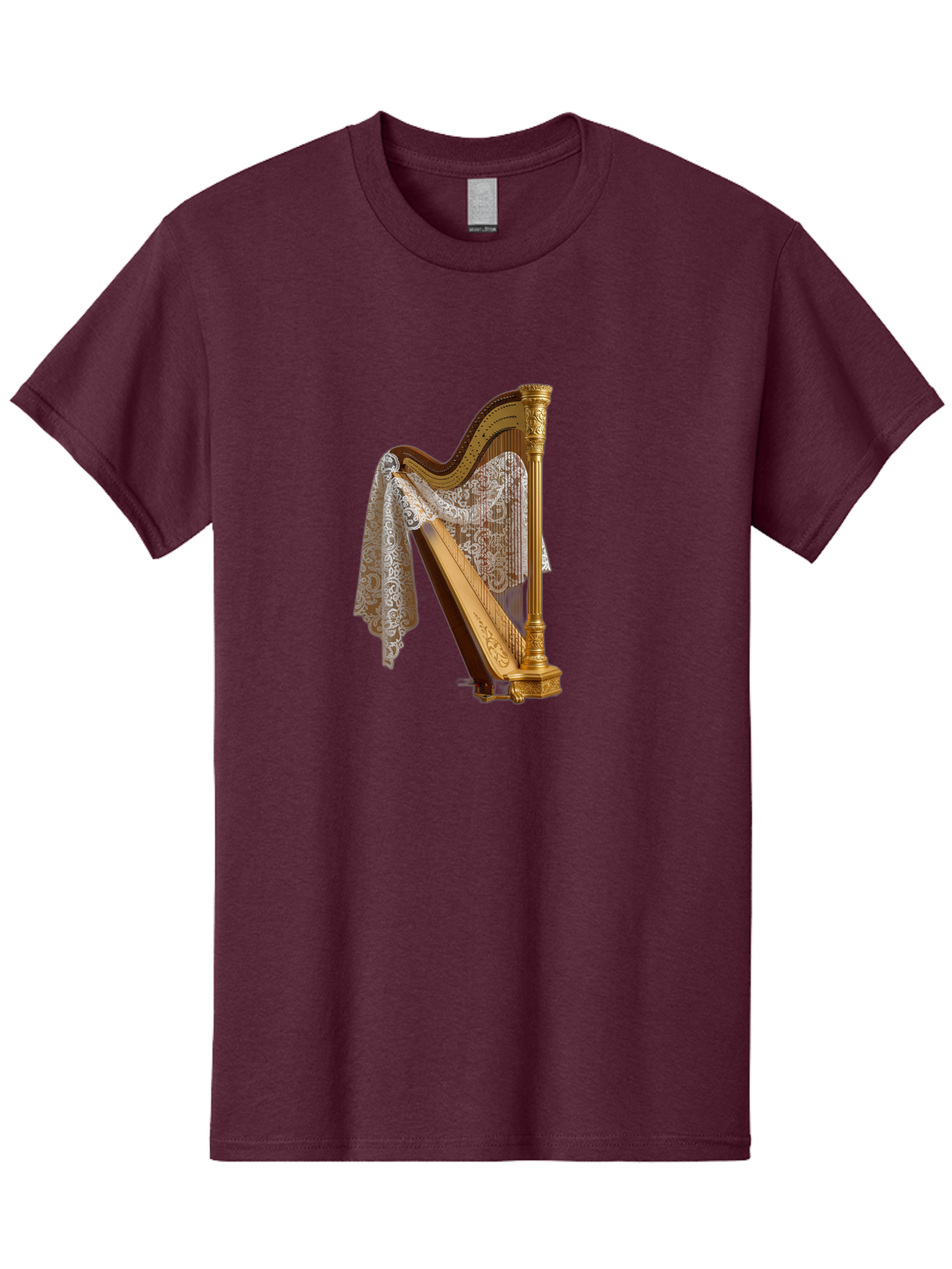 Ornate-Harp Men'S Graphic Tee, 100% Cotton, Comfortable Casual Summer Wear, Machine Washable, Vintage Camera, Old Camera, Antique Camera, Black Camera, Classic Photography, Photography Equipment, Nostalgic Device, Film Camera, Camera Art Bag901