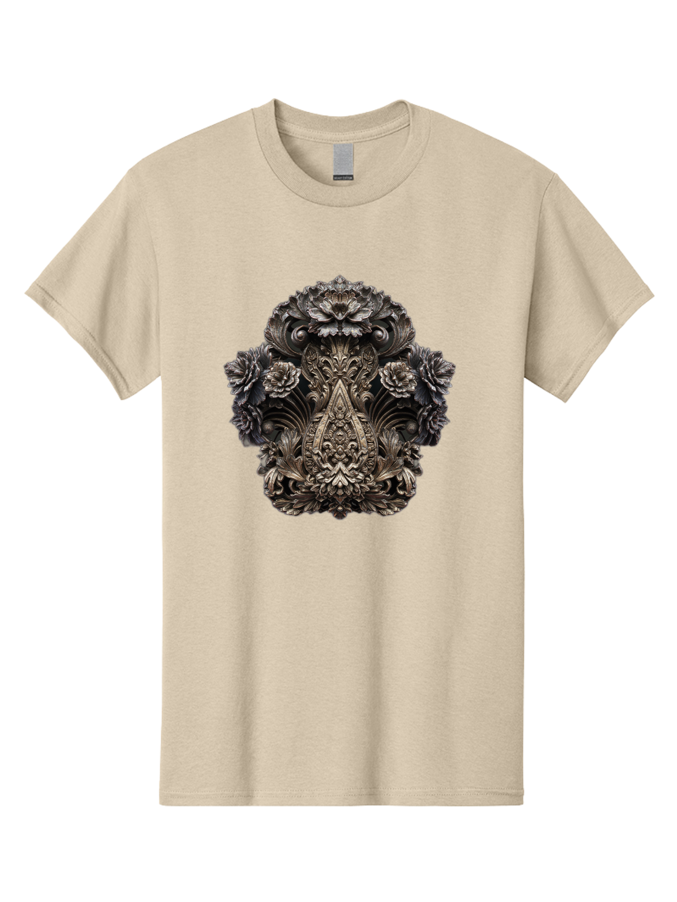 Ornate-Metal-Crest Men'S Graphic Tee, 100% Cotton, Comfortable Casual Summer Wear, Machine Washable, Vintage Camera, Old Camera, Antique Camera, Black Camera, Classic Photography, Photography Equipment, Nostalgic Device, Film Camera, Bag902