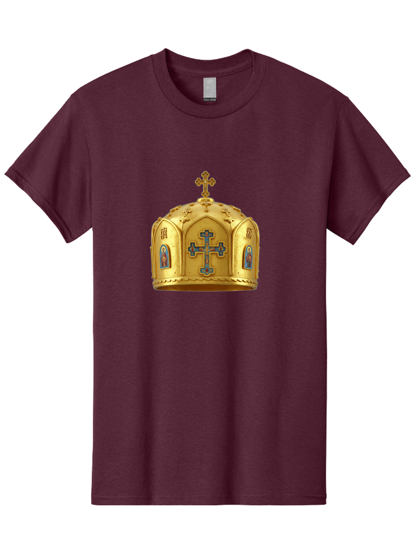 Orthodox-Crown-1 Men'S Graphic Tee, 100% Cotton, Comfortable Casual Summer Wear, Machine Washable, Vintage Camera, Old Camera, Antique Camera, Black Camera, Classic Photography, Photography Equipment, Nostalgic Device, Film Camera, Camera Art Bag904