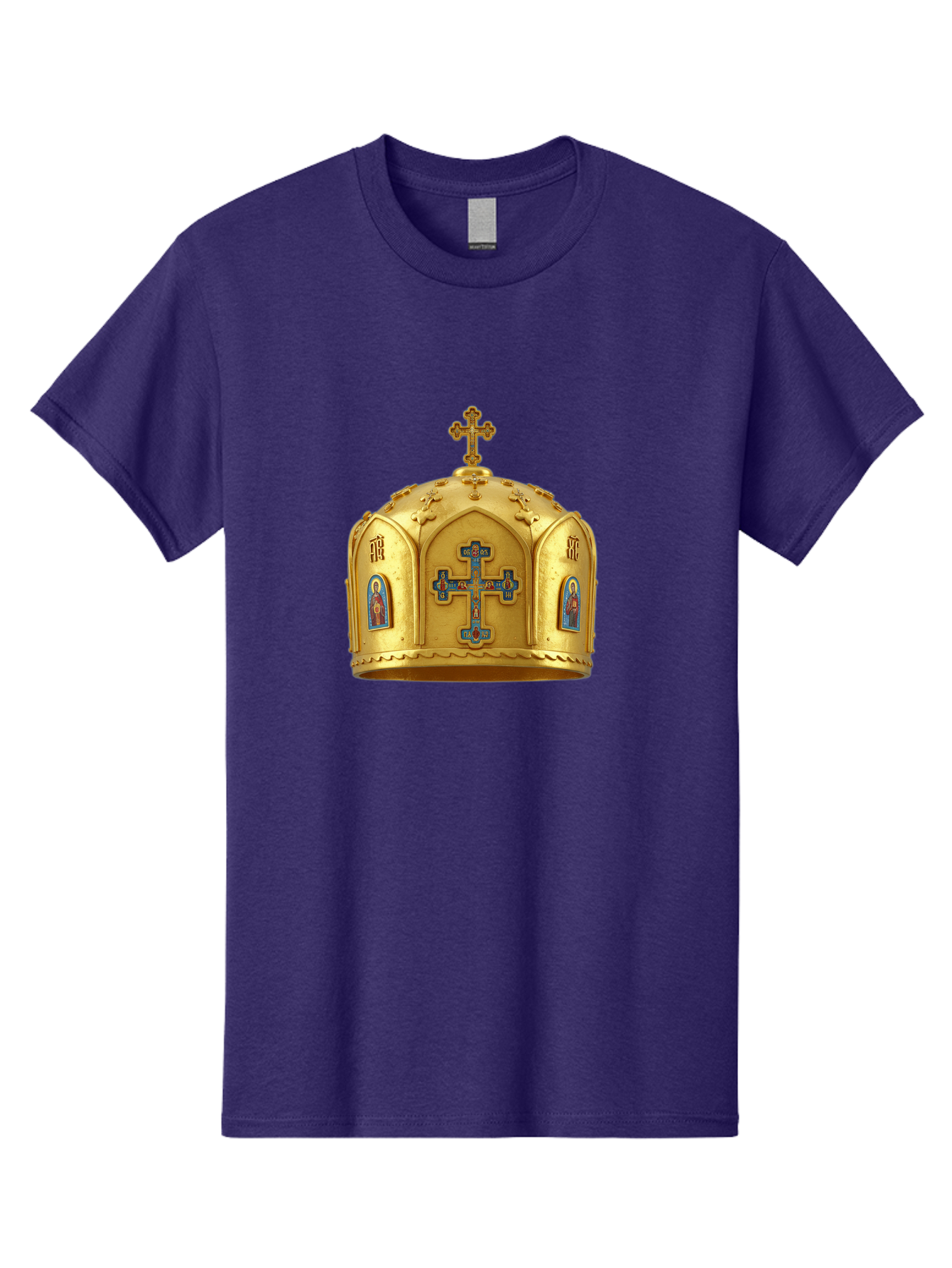 Orthodox-Crown-1 Men'S Graphic Tee, 100% Cotton, Comfortable Casual Summer Wear, Machine Washable, Vintage Camera, Old Camera, Antique Camera, Black Camera, Classic Photography, Photography Equipment, Nostalgic Device, Film Camera, Camera Art Bag904