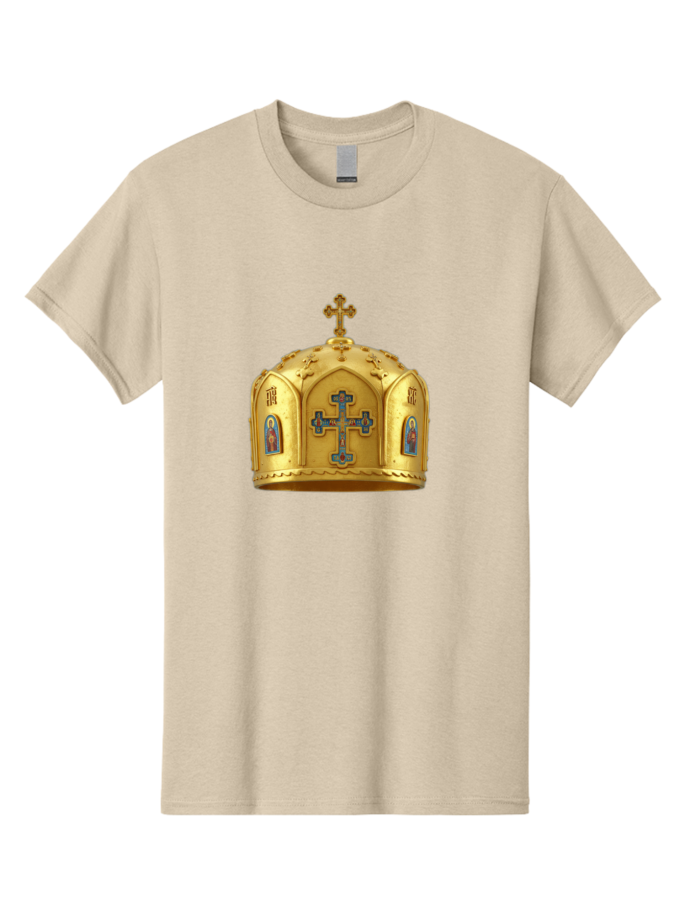 Orthodox-Crown-1 Men'S Graphic Tee, 100% Cotton, Comfortable Casual Summer Wear, Machine Washable, Vintage Camera, Old Camera, Antique Camera, Black Camera, Classic Photography, Photography Equipment, Nostalgic Device, Film Camera, Camera Art Bag904