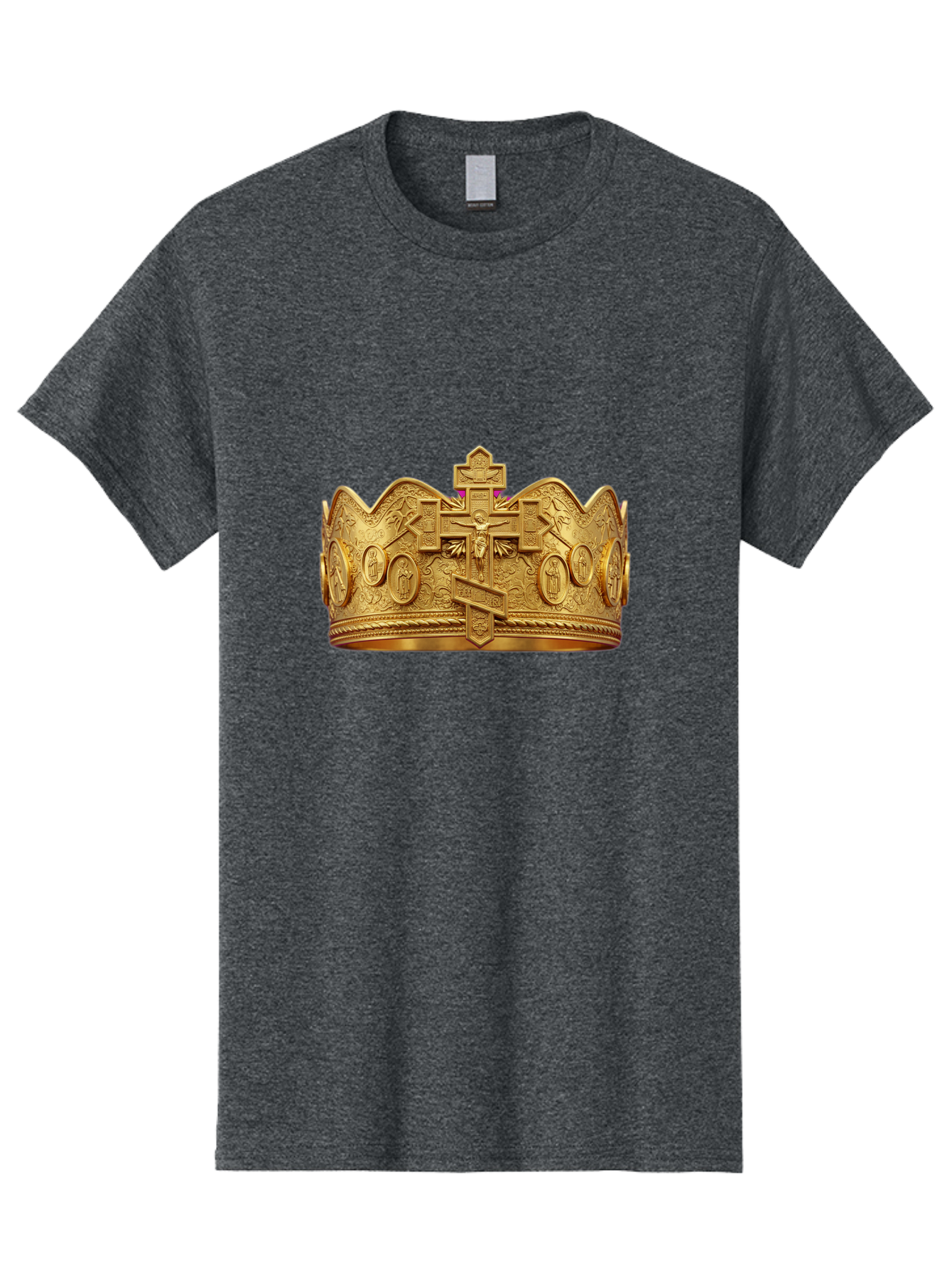 Orthodox-Crown-2 Men'S Graphic Tee, 100% Cotton, Comfortable Casual Summer Wear, Machine Washable, Vintage Camera, Old Camera, Antique Camera, Black Camera, Classic Photography, Photography Equipment, Nostalgic Device, Film Camera, Camera Art Bag905