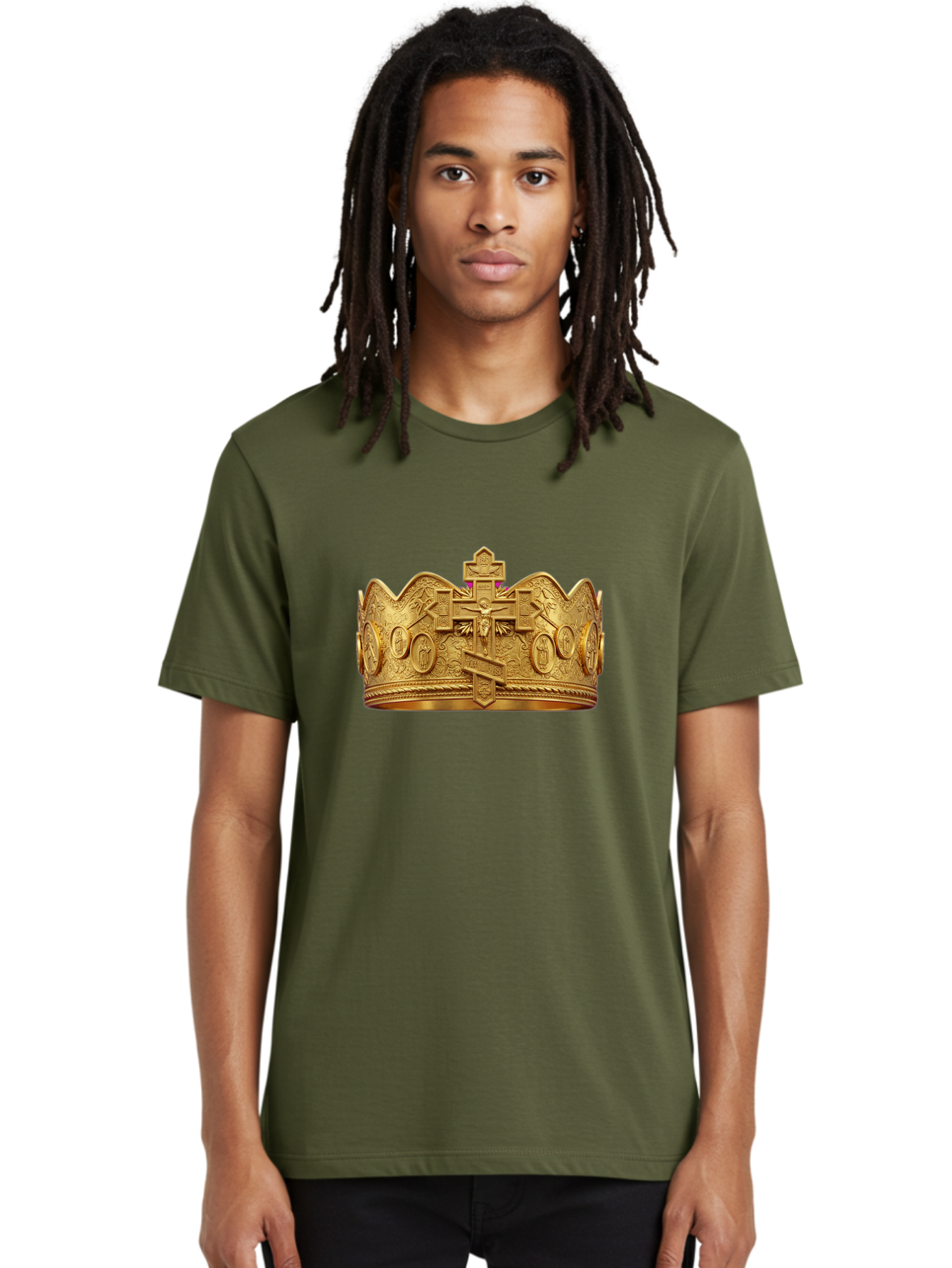 Orthodox-Crown-2 Men'S Graphic Tee, 100% Cotton, Comfortable Casual Summer Wear, Machine Washable, Vintage Camera, Old Camera, Antique Camera, Black Camera, Classic Photography, Photography Equipment, Nostalgic Device, Film Camera, Camera Art Bag905