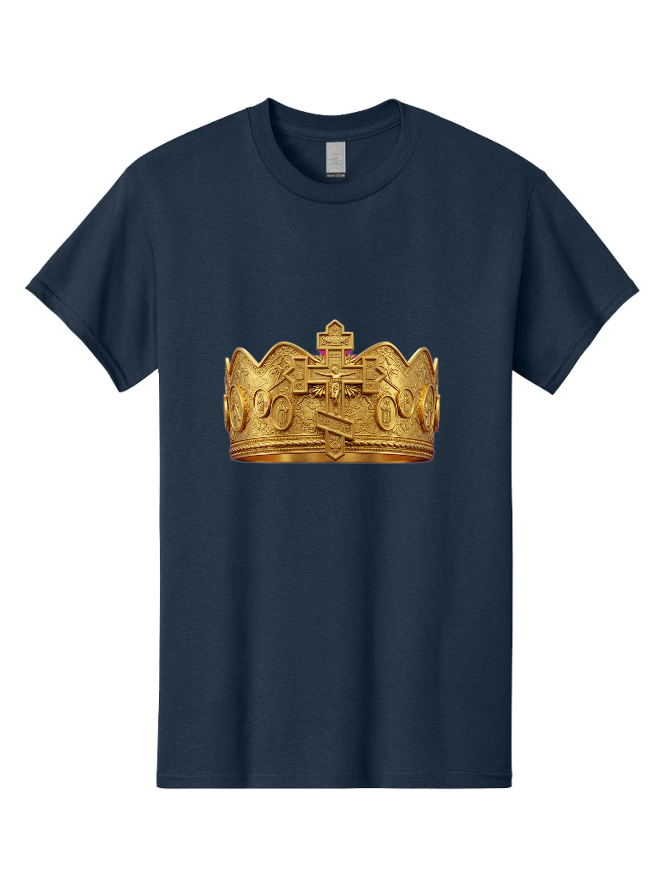 Orthodox-Crown-2 Men'S Graphic Tee, 100% Cotton, Comfortable Casual Summer Wear, Machine Washable, Vintage Camera, Old Camera, Antique Camera, Black Camera, Classic Photography, Photography Equipment, Nostalgic Device, Film Camera, Camera Art Bag905