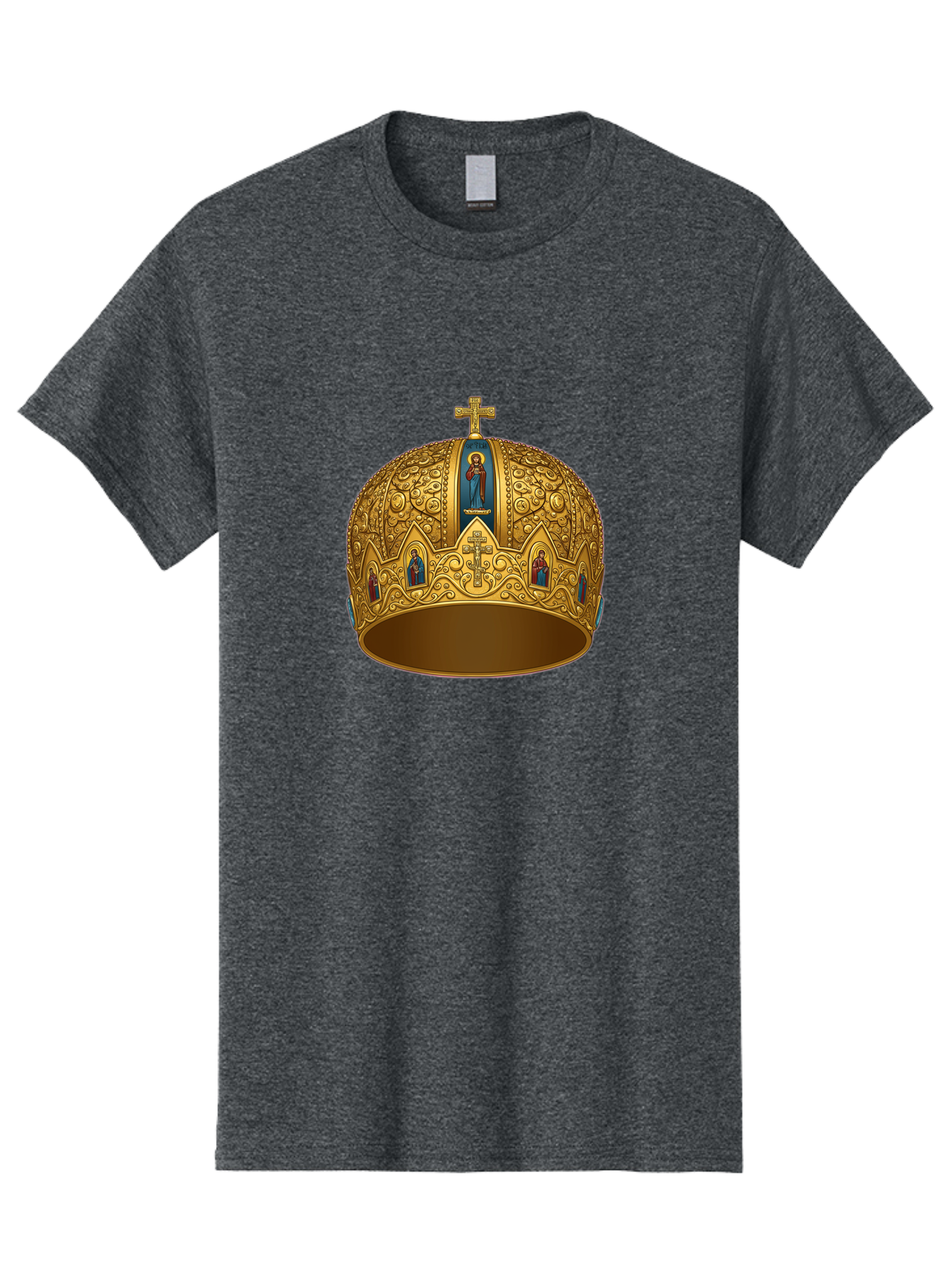 Orthodox-Crown-3 Men'S Graphic Tee, 100% Cotton, Comfortable Casual Summer Wear, Machine Washable, Vintage Camera, Old Camera, Antique Camera, Black Camera, Classic Photography, Photography Equipment, Nostalgic Device, Film Camera, Camera Art Bag906