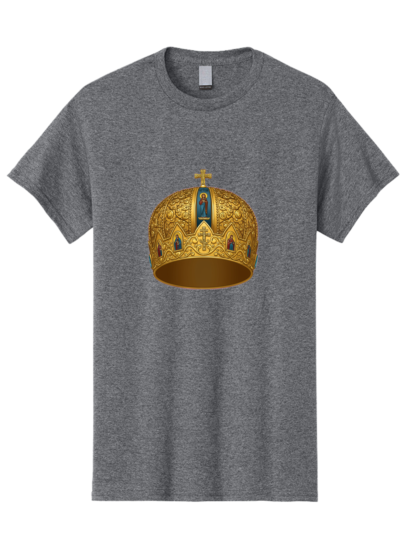 Orthodox-Crown-3 Men'S Graphic Tee, 100% Cotton, Comfortable Casual Summer Wear, Machine Washable, Vintage Camera, Old Camera, Antique Camera, Black Camera, Classic Photography, Photography Equipment, Nostalgic Device, Film Camera, Camera Art Bag906
