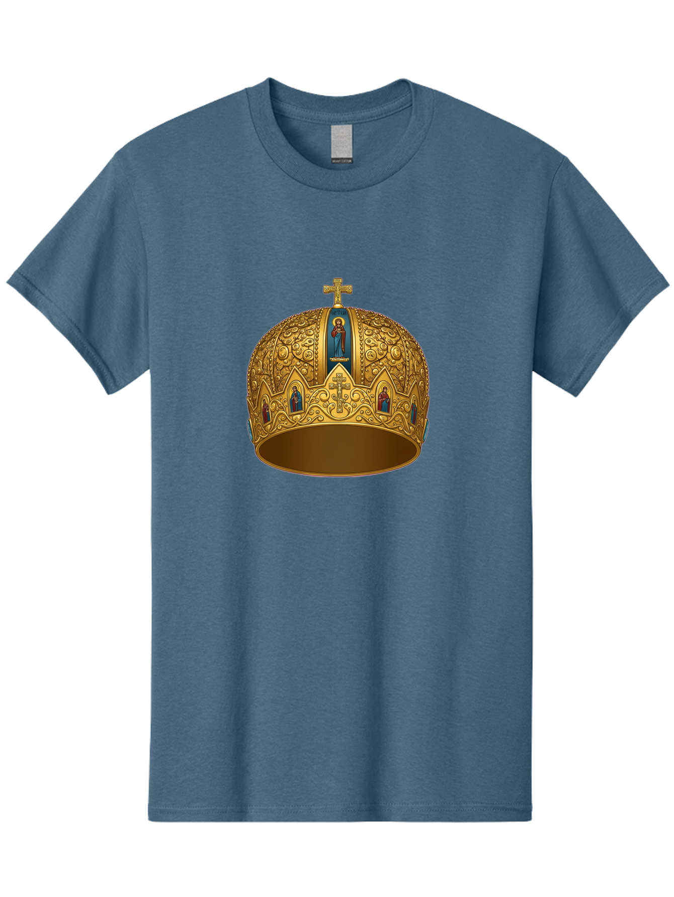 Orthodox-Crown-3 Men'S Graphic Tee, 100% Cotton, Comfortable Casual Summer Wear, Machine Washable, Vintage Camera, Old Camera, Antique Camera, Black Camera, Classic Photography, Photography Equipment, Nostalgic Device, Film Camera, Camera Art Bag906