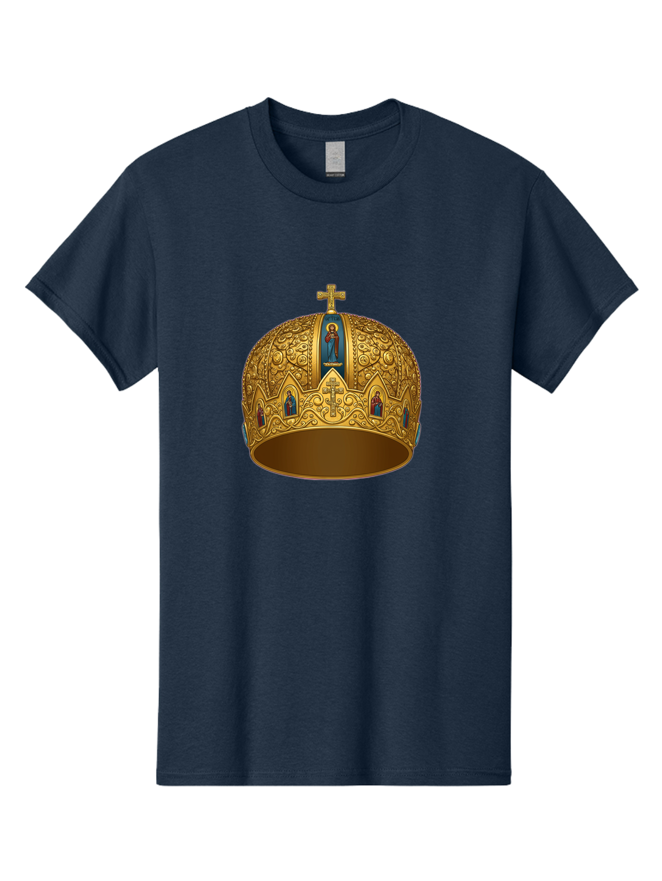 Orthodox-Crown-3 Men'S Graphic Tee, 100% Cotton, Comfortable Casual Summer Wear, Machine Washable, Vintage Camera, Old Camera, Antique Camera, Black Camera, Classic Photography, Photography Equipment, Nostalgic Device, Film Camera, Camera Art Bag906
