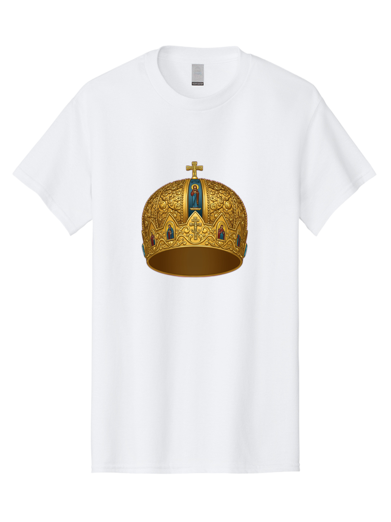Orthodox-Crown-3 Men'S Graphic Tee, 100% Cotton, Comfortable Casual Summer Wear, Machine Washable, Vintage Camera, Old Camera, Antique Camera, Black Camera, Classic Photography, Photography Equipment, Nostalgic Device, Film Camera, Camera Art Bag906