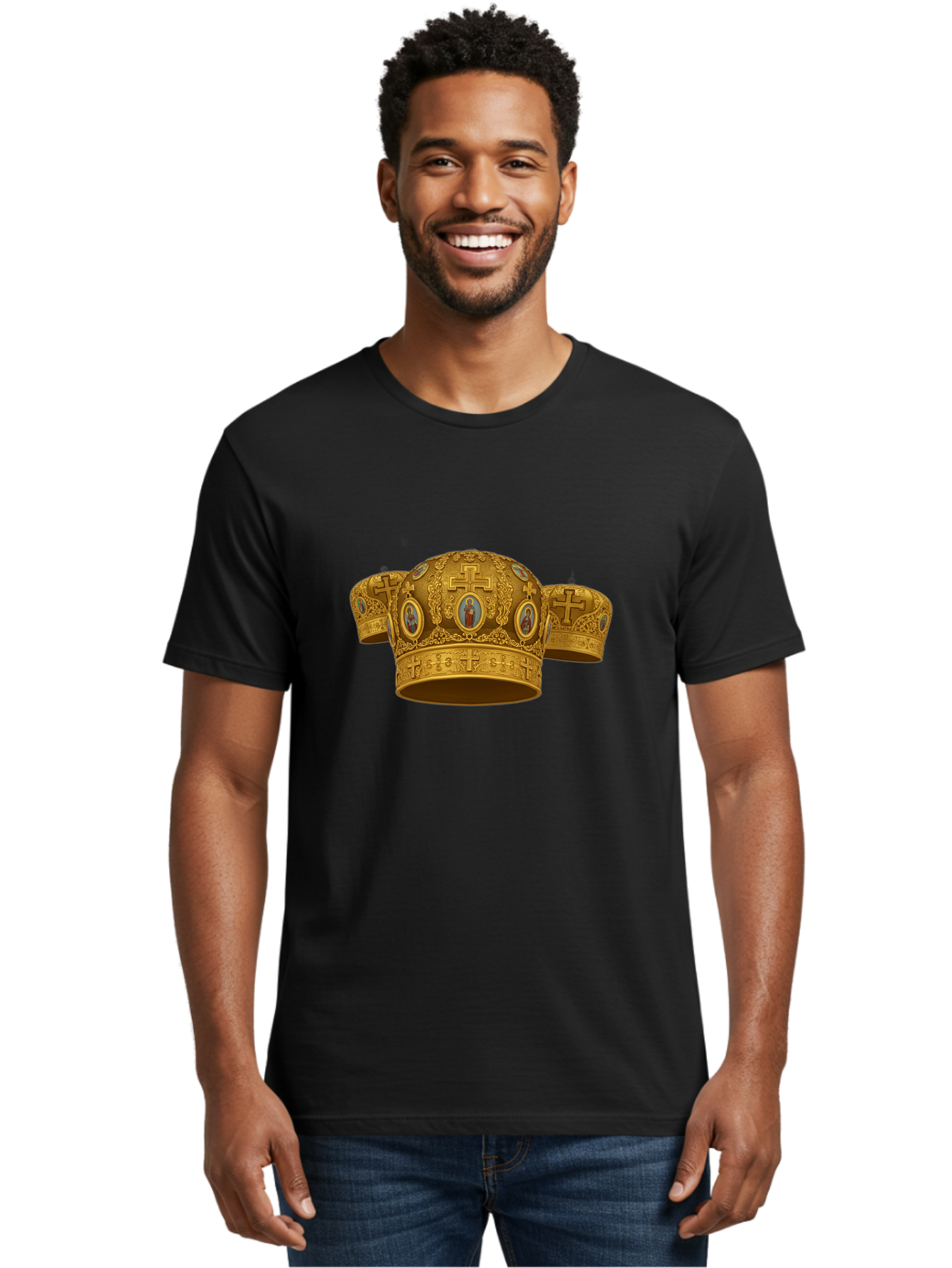 Orthodox-Crown Men'S Graphic Tee, 100% Cotton, Comfortable Casual Summer Wear, Machine Washable, Vintage Camera, Old Camera, Antique Camera, Black Camera, Classic Photography, Photography Equipment, Nostalgic Device, Film Camera, Camera Art Bag908