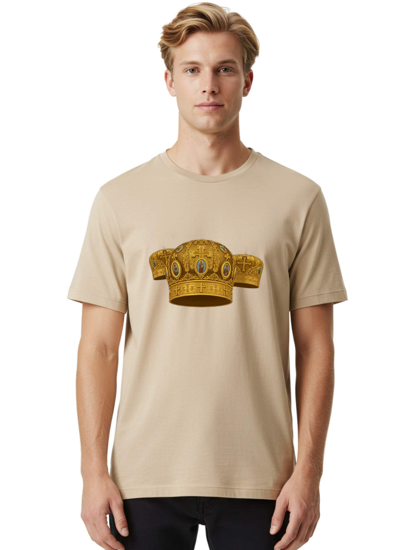 Orthodox-Crown Men'S Graphic Tee, 100% Cotton, Comfortable Casual Summer Wear, Machine Washable, Vintage Camera, Old Camera, Antique Camera, Black Camera, Classic Photography, Photography Equipment, Nostalgic Device, Film Camera, Camera Art Bag908