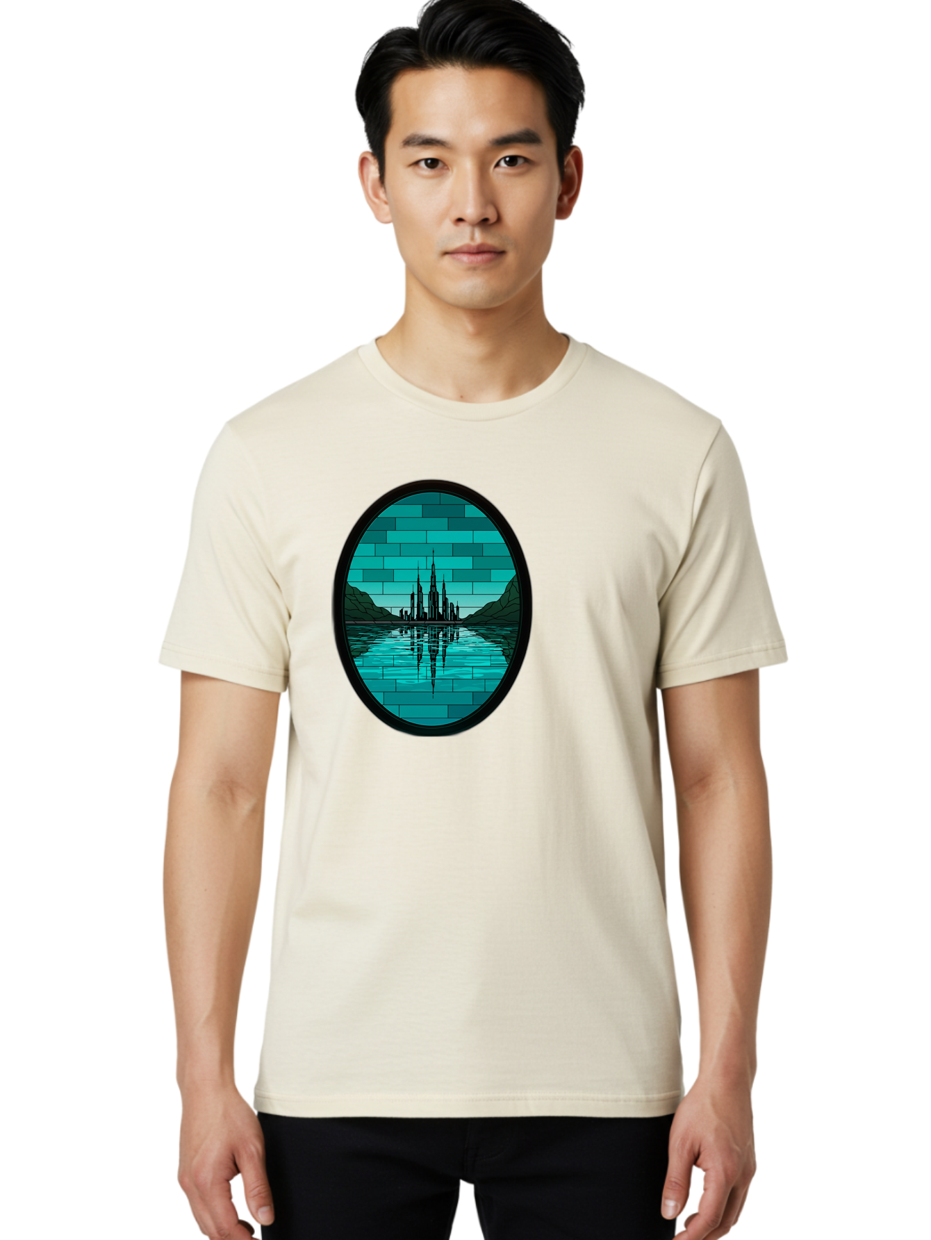 Oval-Window Men'S Graphic Tee, 100% Cotton, Comfortable Casual Summer Wear, Machine Washable, Vintage Camera, Old Camera, Antique Camera, Black Camera, Classic Photography, Photography Equipment, Nostalgic Device, Film Camera, Camera Art Bag909