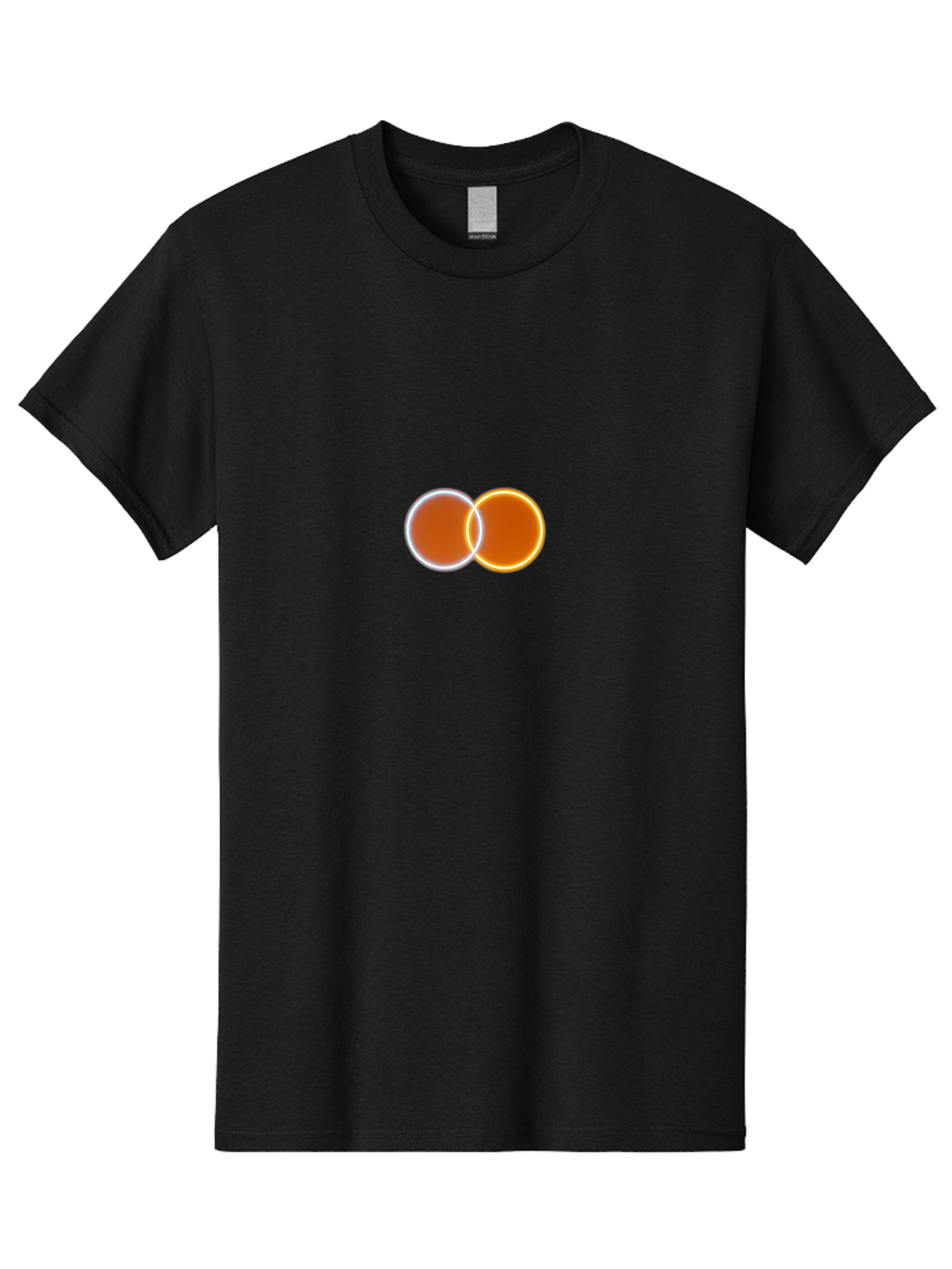 Overlapping-Circles-1 Men'S Graphic Tee, 100% Cotton, Comfortable Casual Summer Wear, Machine Washable, Vintage Camera, Old Camera, Antique Camera, Black Camera, Classic Photography, Photography Equipment, Nostalgic Device, Film Camera, Bag910