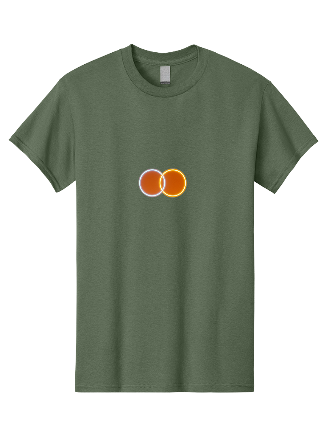 Overlapping-Circles-1 Men'S Graphic Tee, 100% Cotton, Comfortable Casual Summer Wear, Machine Washable, Vintage Camera, Old Camera, Antique Camera, Black Camera, Classic Photography, Photography Equipment, Nostalgic Device, Film Camera, Bag910