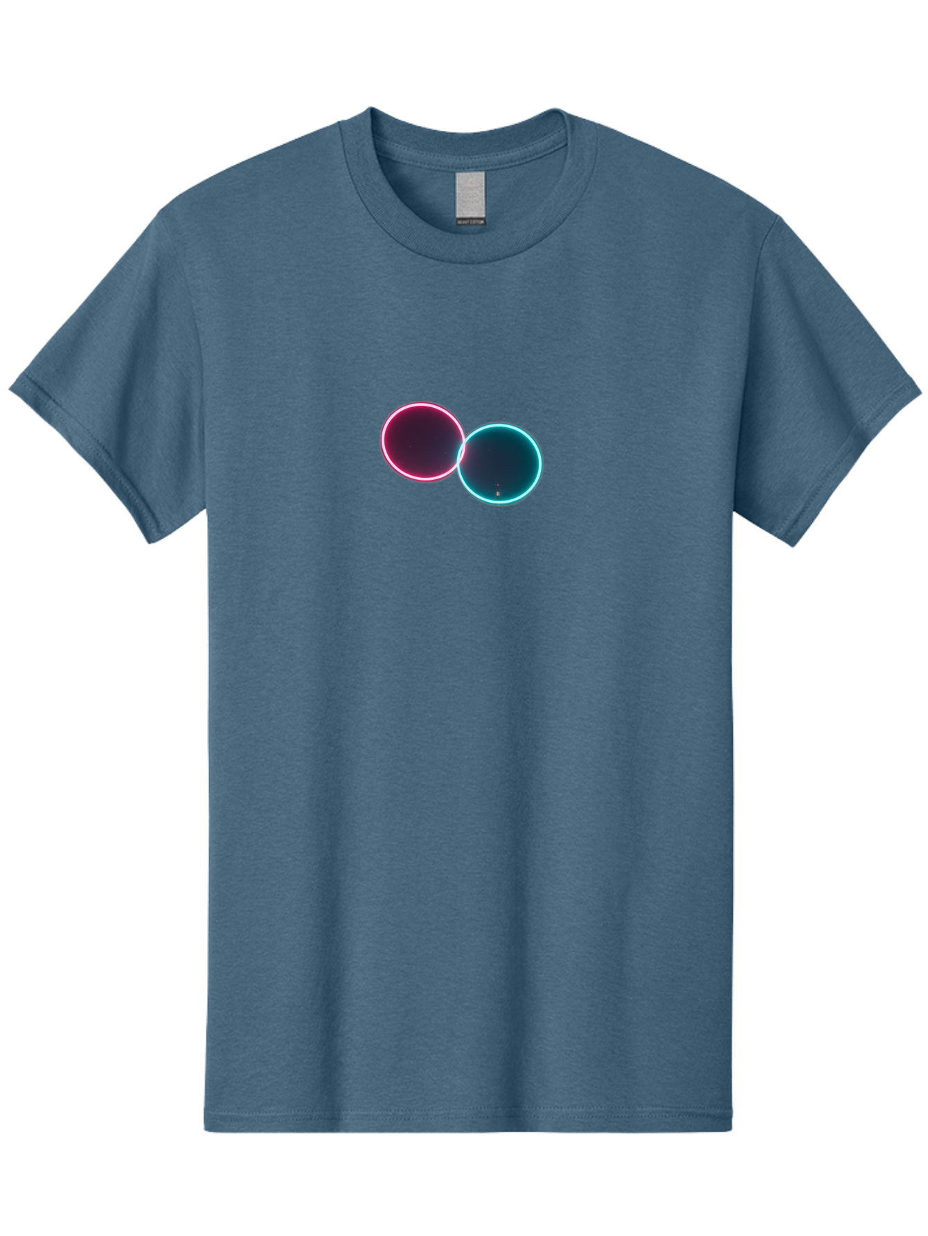 Overlapping-Circles-2 Men'S Graphic Tee, 100% Cotton, Comfortable Casual Summer Wear, Machine Washable, Vintage Camera, Old Camera, Antique Camera, Black Camera, Classic Photography, Photography Equipment, Nostalgic Device, Film Camera, Bag911