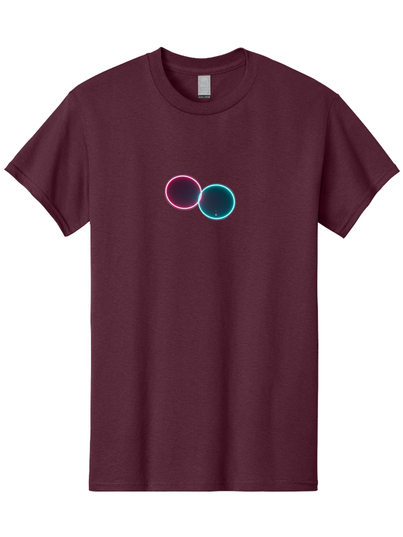 Overlapping-Circles-2 Men'S Graphic Tee, 100% Cotton, Comfortable Casual Summer Wear, Machine Washable, Vintage Camera, Old Camera, Antique Camera, Black Camera, Classic Photography, Photography Equipment, Nostalgic Device, Film Camera, Bag911