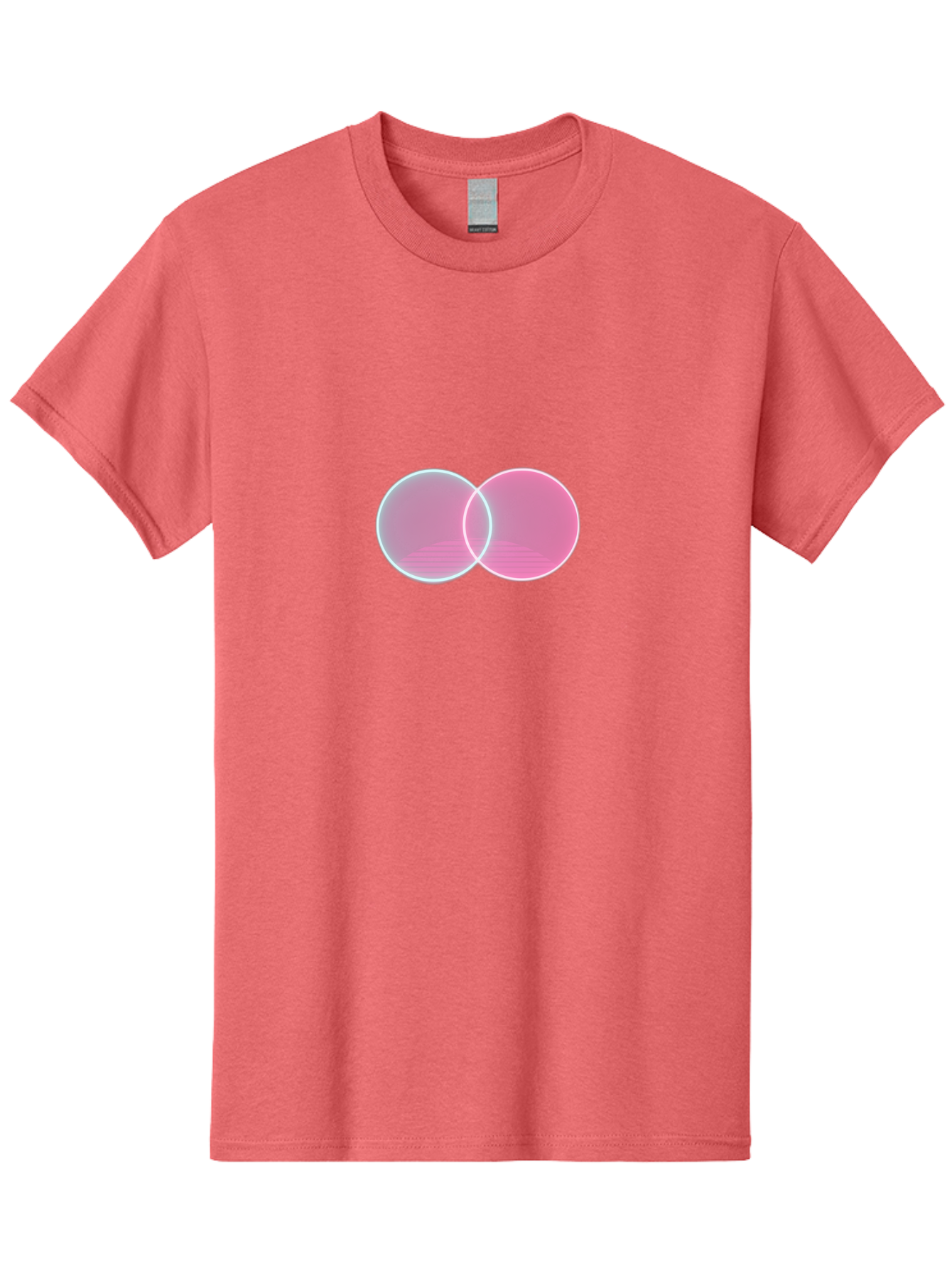 Overlapping-Circles-3 Men'S Graphic Tee, 100% Cotton, Comfortable Casual Summer Wear, Machine Washable, Vintage Camera, Old Camera, Antique Camera, Black Camera, Classic Photography, Photography Equipment, Nostalgic Device, Film Camera, Bag912