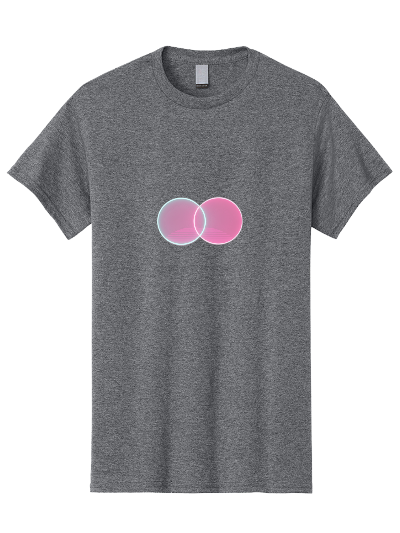 Overlapping-Circles-3 Men'S Graphic Tee, 100% Cotton, Comfortable Casual Summer Wear, Machine Washable, Vintage Camera, Old Camera, Antique Camera, Black Camera, Classic Photography, Photography Equipment, Nostalgic Device, Film Camera, Bag912