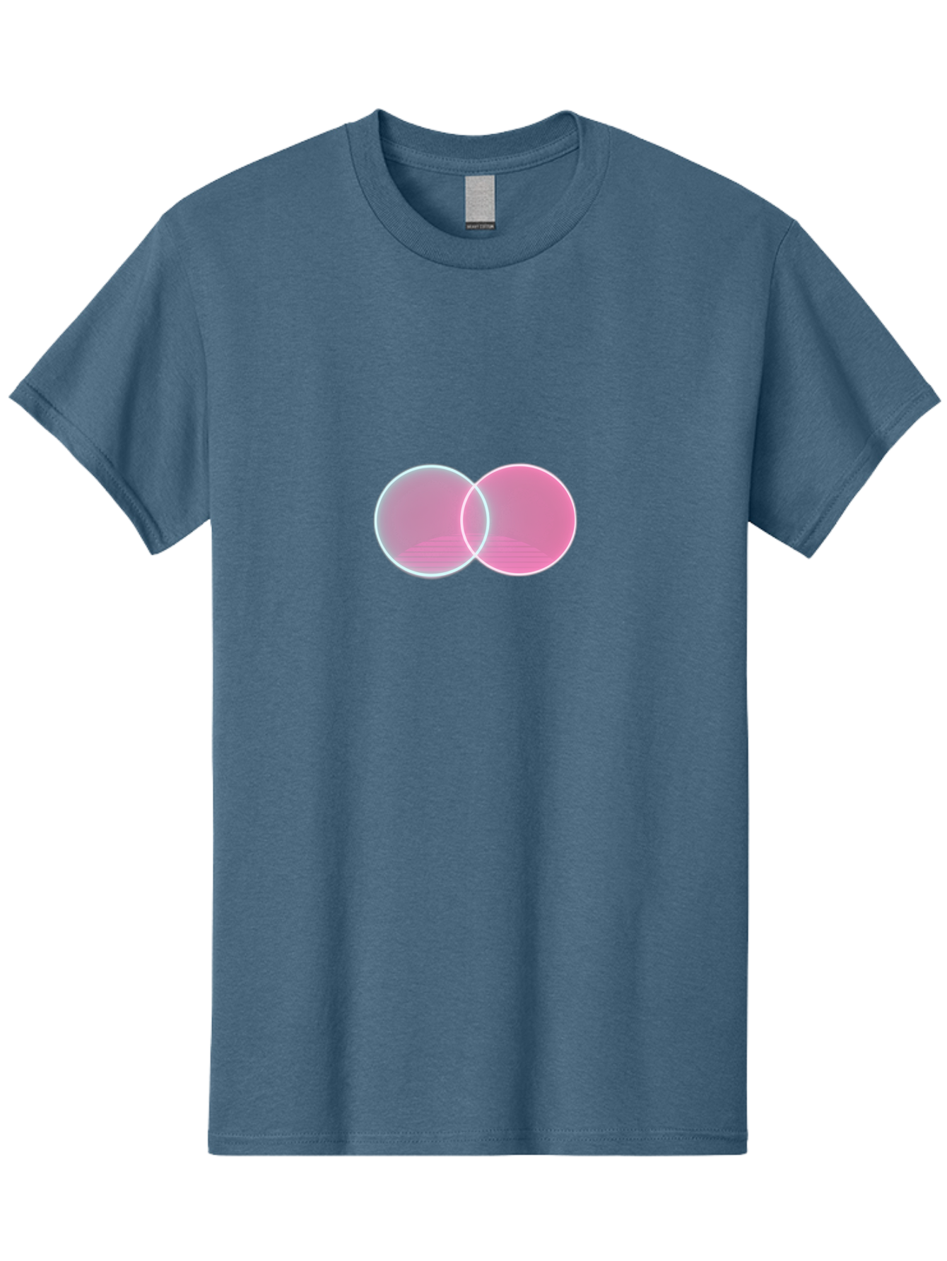 Overlapping-Circles-3 Men'S Graphic Tee, 100% Cotton, Comfortable Casual Summer Wear, Machine Washable, Vintage Camera, Old Camera, Antique Camera, Black Camera, Classic Photography, Photography Equipment, Nostalgic Device, Film Camera, Bag912