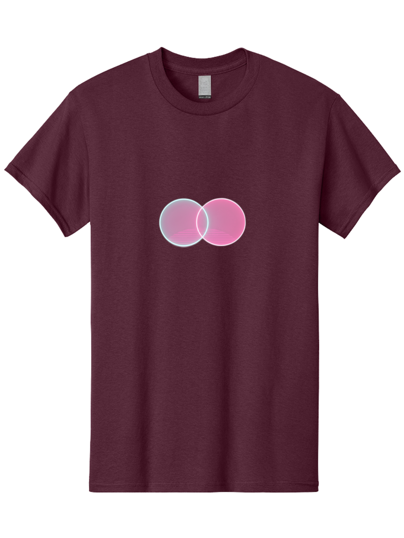 Overlapping-Circles-3 Men'S Graphic Tee, 100% Cotton, Comfortable Casual Summer Wear, Machine Washable, Vintage Camera, Old Camera, Antique Camera, Black Camera, Classic Photography, Photography Equipment, Nostalgic Device, Film Camera, Bag912