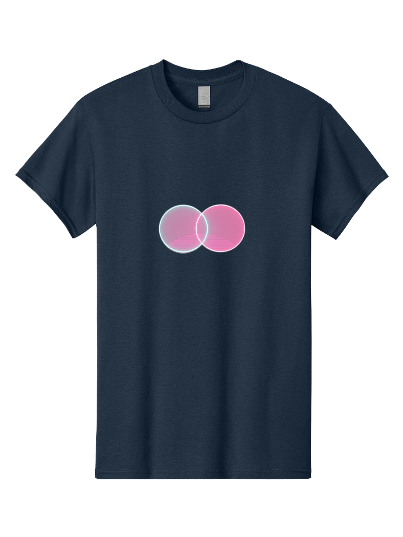 Overlapping-Circles-3 Men'S Graphic Tee, 100% Cotton, Comfortable Casual Summer Wear, Machine Washable, Vintage Camera, Old Camera, Antique Camera, Black Camera, Classic Photography, Photography Equipment, Nostalgic Device, Film Camera, Bag912