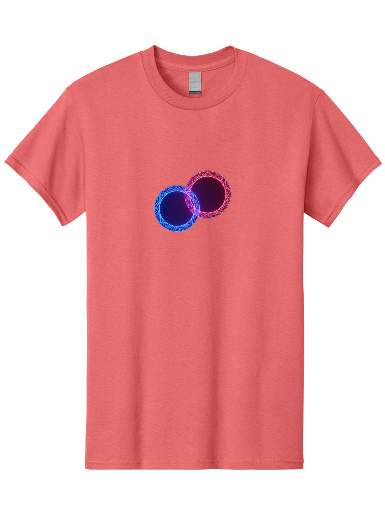Overlapping-Circles-4 Men'S Graphic Tee, 100% Cotton, Comfortable Casual Summer Wear, Machine Washable, Vintage Camera, Old Camera, Antique Camera, Black Camera, Classic Photography, Photography Equipment, Nostalgic Device, Film Camera, Bag913