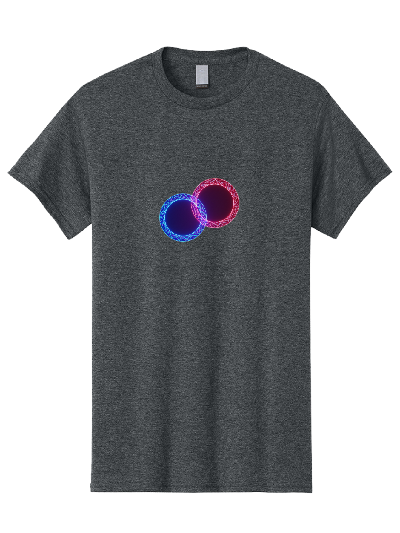 Overlapping-Circles-4 Men'S Graphic Tee, 100% Cotton, Comfortable Casual Summer Wear, Machine Washable, Vintage Camera, Old Camera, Antique Camera, Black Camera, Classic Photography, Photography Equipment, Nostalgic Device, Film Camera, Bag913