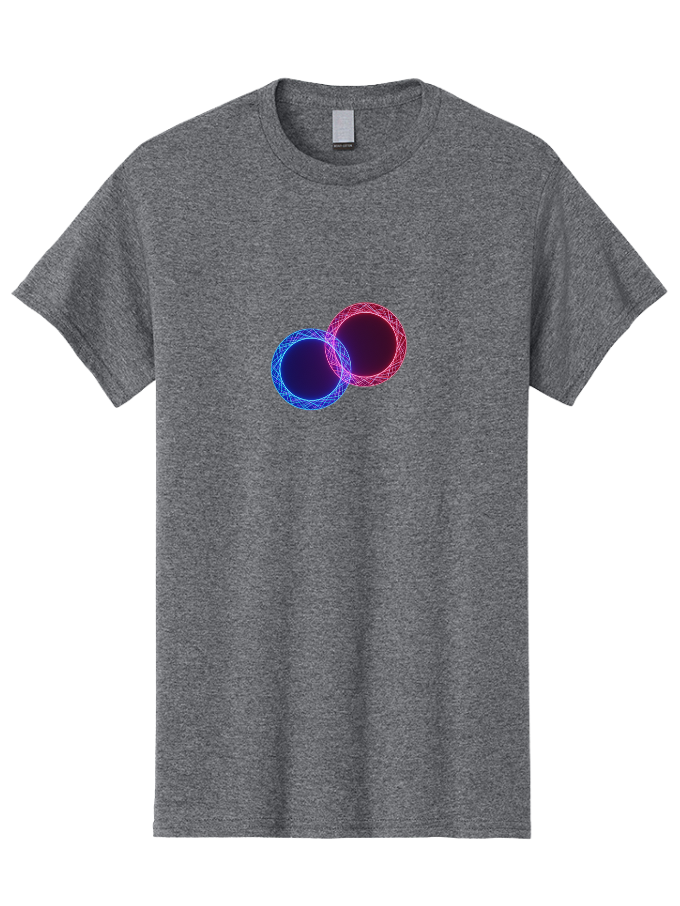 Overlapping-Circles-4 Men'S Graphic Tee, 100% Cotton, Comfortable Casual Summer Wear, Machine Washable, Vintage Camera, Old Camera, Antique Camera, Black Camera, Classic Photography, Photography Equipment, Nostalgic Device, Film Camera, Bag913