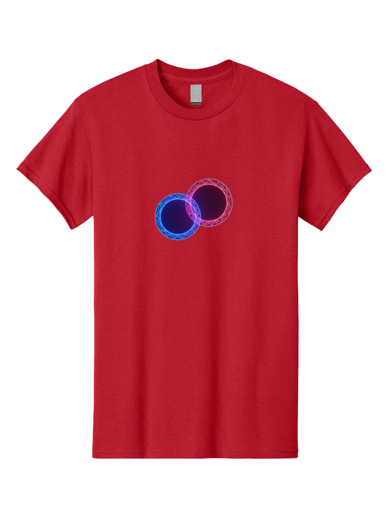 Overlapping-Circles-4 Men'S Graphic Tee, 100% Cotton, Comfortable Casual Summer Wear, Machine Washable, Vintage Camera, Old Camera, Antique Camera, Black Camera, Classic Photography, Photography Equipment, Nostalgic Device, Film Camera, Bag913