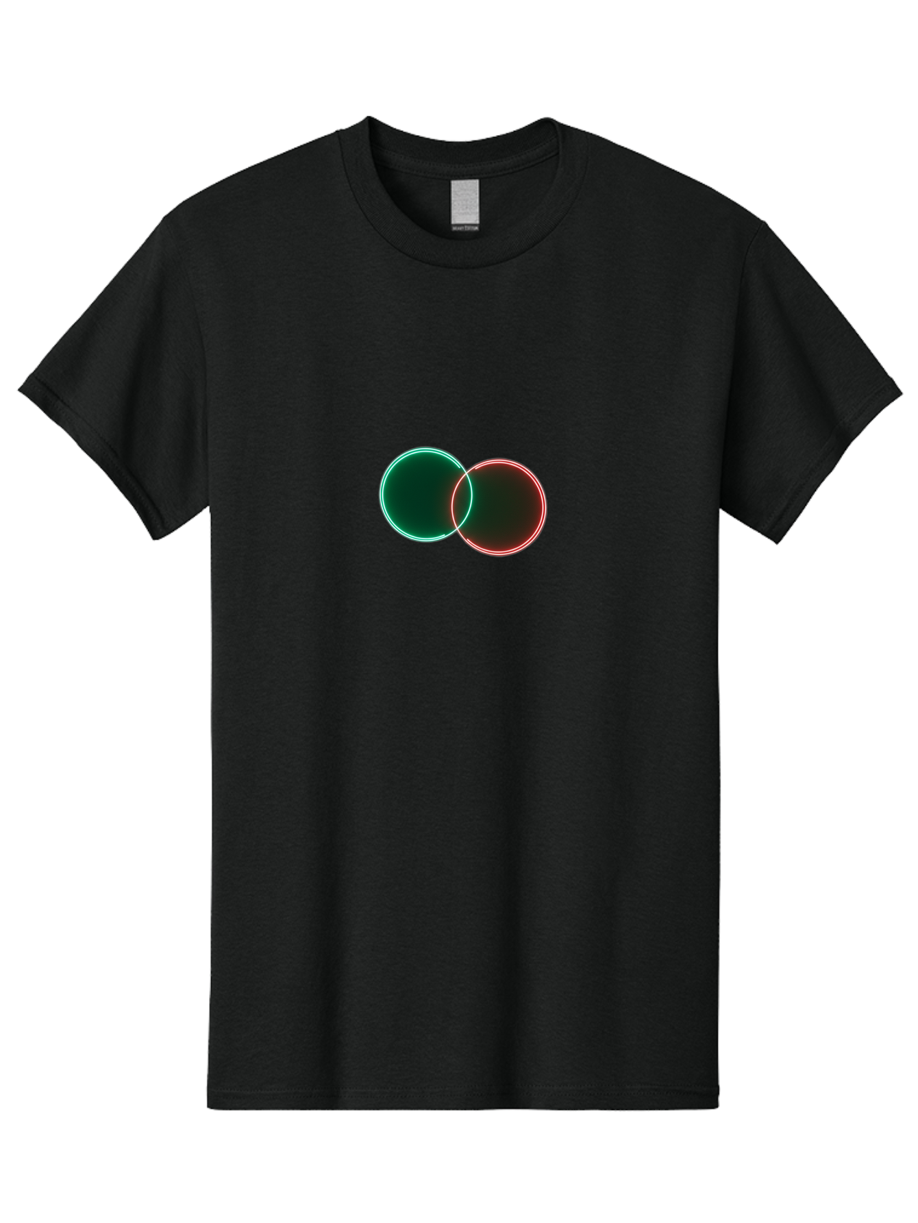 Overlapping-Circles-5 Men'S Graphic Tee, 100% Cotton, Comfortable Casual Summer Wear, Machine Washable, Vintage Camera, Old Camera, Antique Camera, Black Camera, Classic Photography, Photography Equipment, Nostalgic Device, Film Camera, Bag914