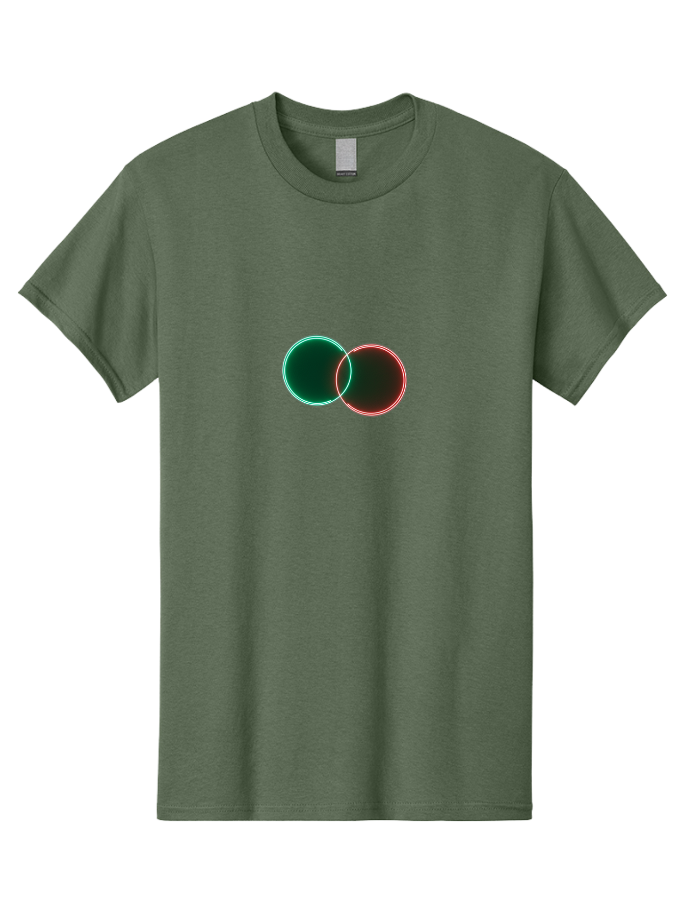 Overlapping-Circles-5 Men'S Graphic Tee, 100% Cotton, Comfortable Casual Summer Wear, Machine Washable, Vintage Camera, Old Camera, Antique Camera, Black Camera, Classic Photography, Photography Equipment, Nostalgic Device, Film Camera, Bag914
