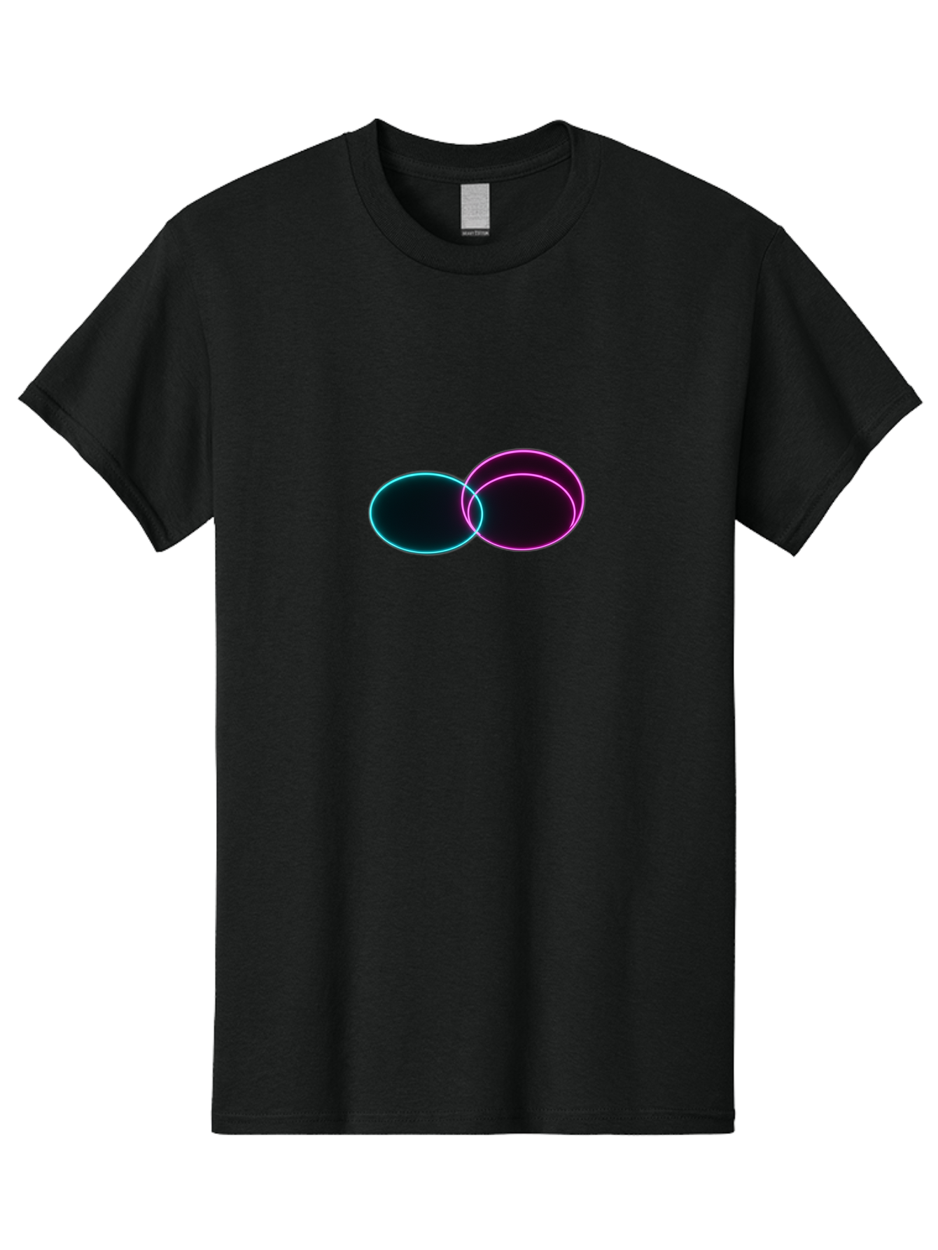 Overlapping-Circles Men'S Graphic Tee, 100% Cotton, Comfortable Casual Summer Wear, Machine Washable, Vintage Camera, Old Camera, Antique Camera, Black Camera, Classic Photography, Photography Equipment, Nostalgic Device, Film Camera, Bag915