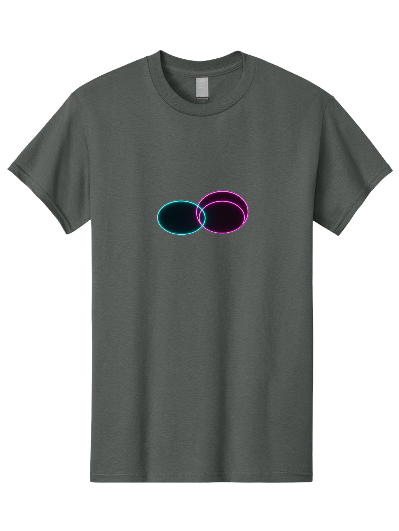 Overlapping-Circles Men'S Graphic Tee, 100% Cotton, Comfortable Casual Summer Wear, Machine Washable, Vintage Camera, Old Camera, Antique Camera, Black Camera, Classic Photography, Photography Equipment, Nostalgic Device, Film Camera, Bag915