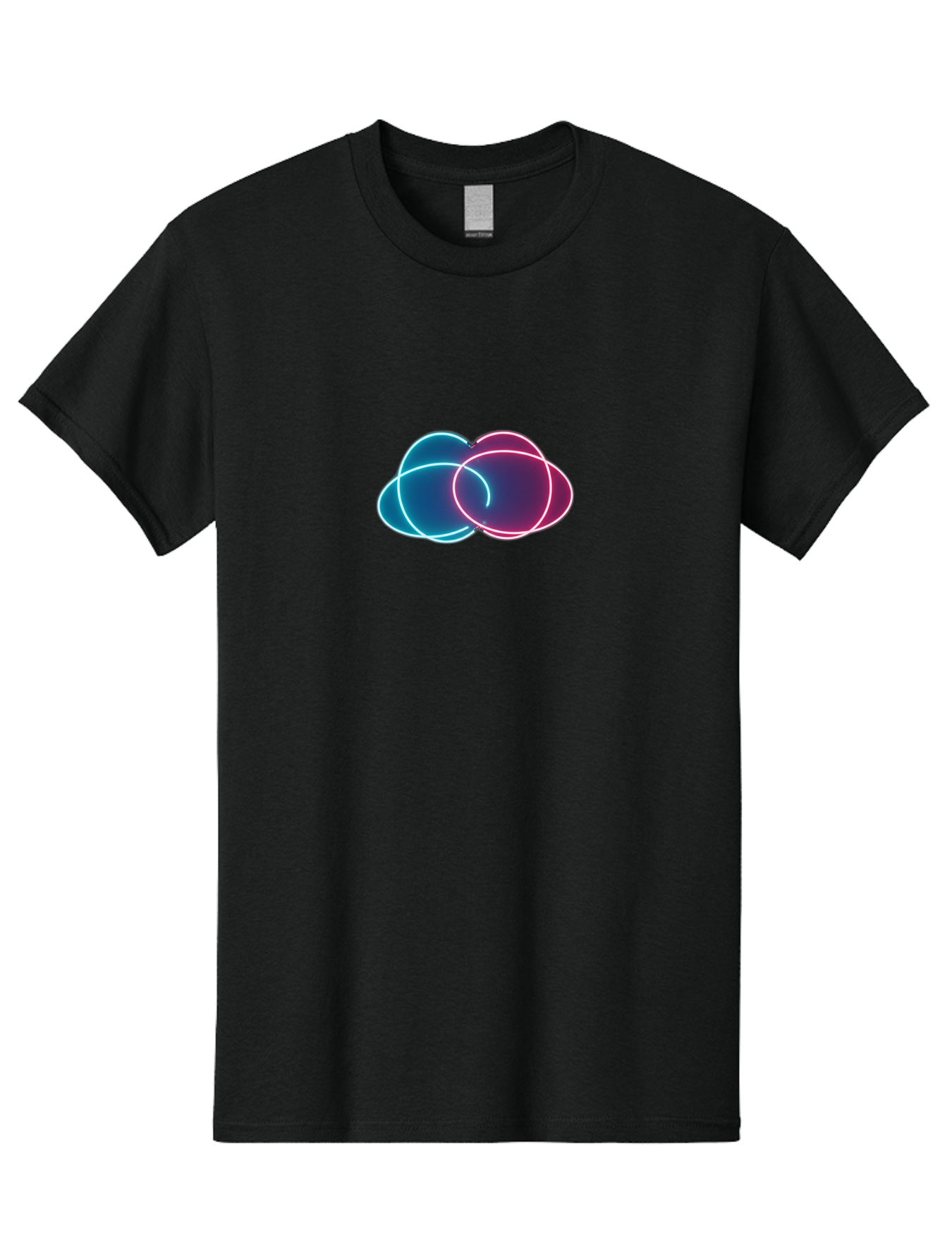 Overlapping-Neon-Circles Men'S Graphic Tee, 100% Cotton, Comfortable Casual Summer Wear, Machine Washable, Vintage Camera, Old Camera, Antique Camera, Black Camera, Classic Photography, Photography Equipment, Nostalgic Device, Film Camera, Bag917