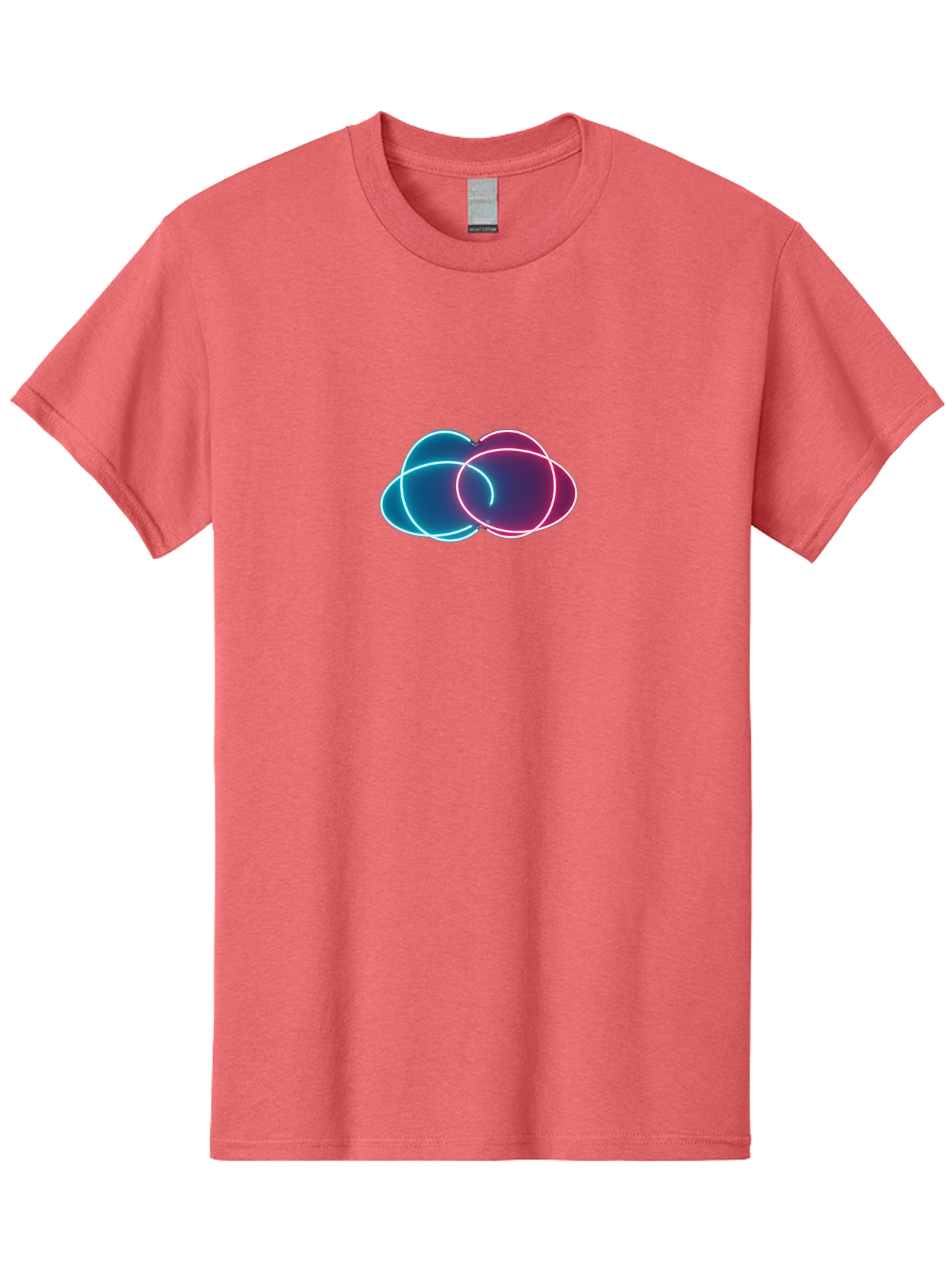 Overlapping-Neon-Circles Men'S Graphic Tee, 100% Cotton, Comfortable Casual Summer Wear, Machine Washable, Vintage Camera, Old Camera, Antique Camera, Black Camera, Classic Photography, Photography Equipment, Nostalgic Device, Film Camera, Bag917