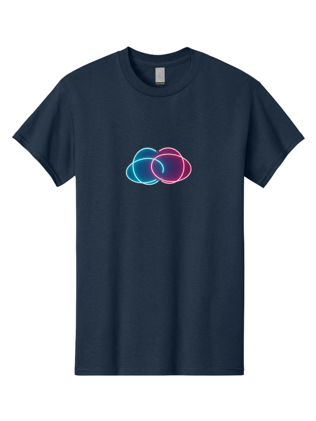Overlapping-Neon-Circles Men'S Graphic Tee, 100% Cotton, Comfortable Casual Summer Wear, Machine Washable, Vintage Camera, Old Camera, Antique Camera, Black Camera, Classic Photography, Photography Equipment, Nostalgic Device, Film Camera, Bag917