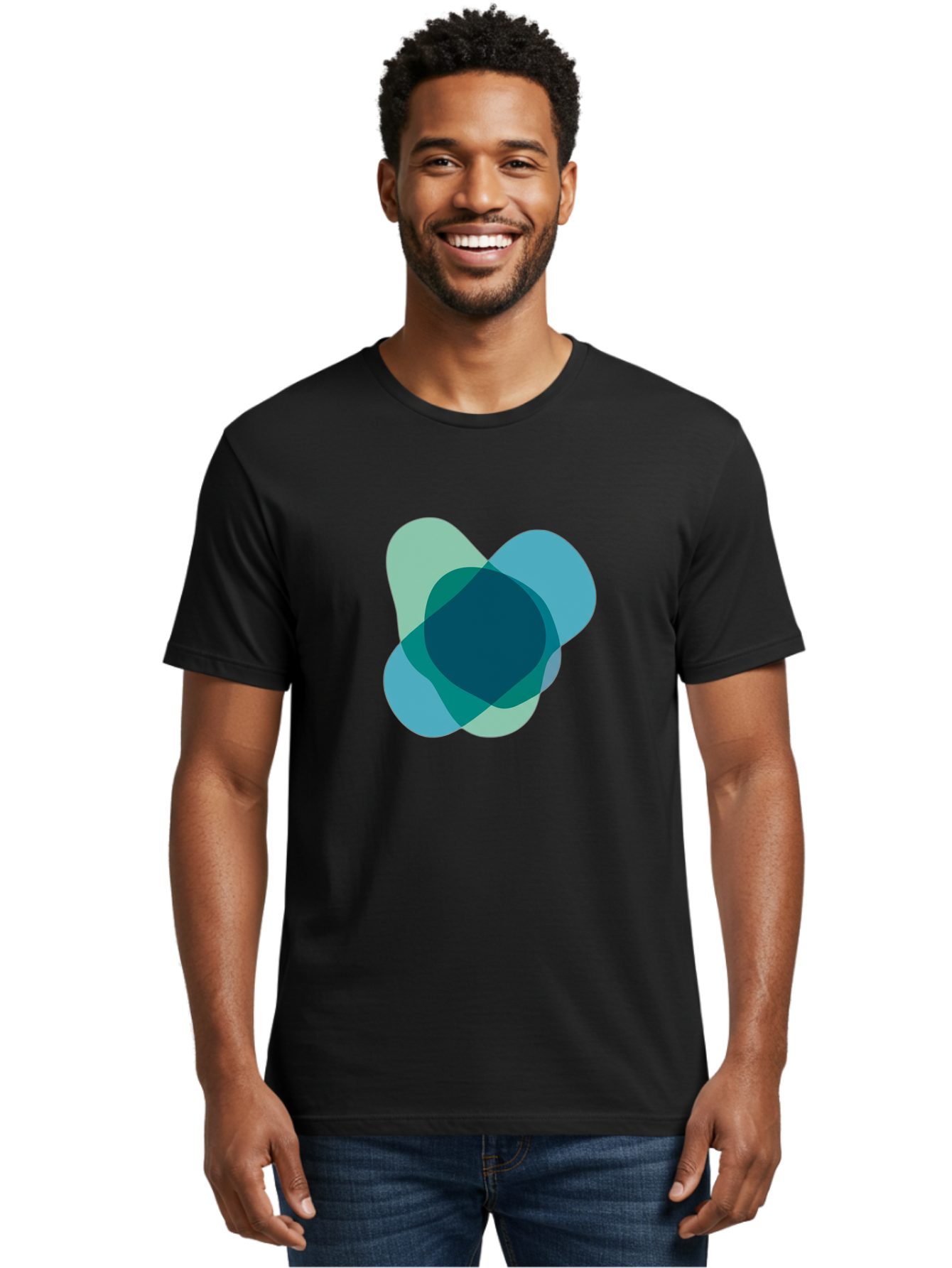 Overlapping-Ovals Men'S Graphic Tee, 100% Cotton, Comfortable Casual Summer Wear, Machine Washable, Vintage Camera, Old Camera, Antique Camera, Black Camera, Classic Photography, Photography Equipment, Nostalgic Device, Film Camera, Camera Art Bag918