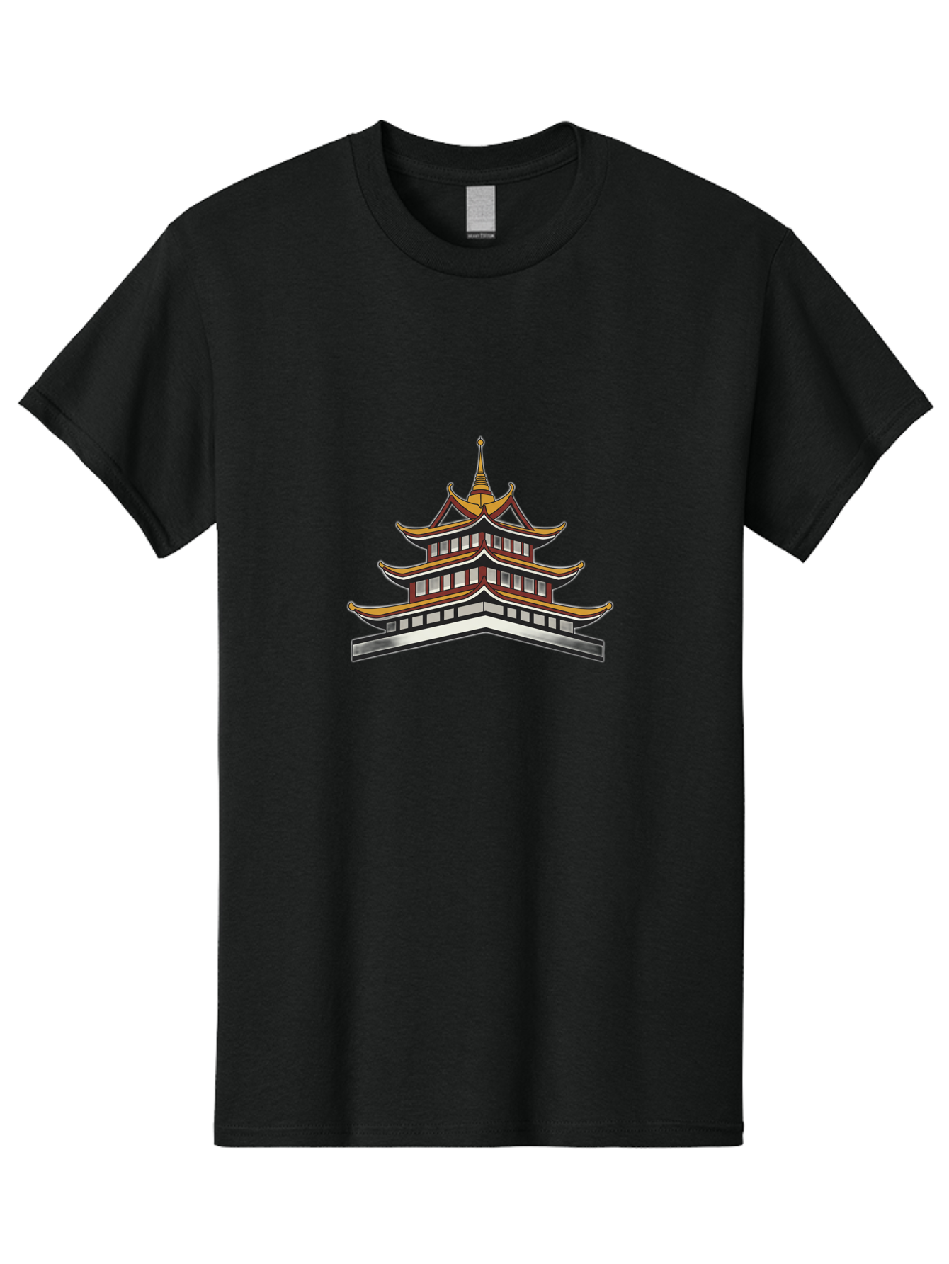 Pagoda-1 Men'S Graphic Tee, 100% Cotton, Comfortable Casual Summer Wear, Machine Washable, Vintage Camera, Old Camera, Antique Camera, Black Camera, Classic Photography, Photography Equipment, Nostalgic Device, Film Camera, Camera Art Bag919