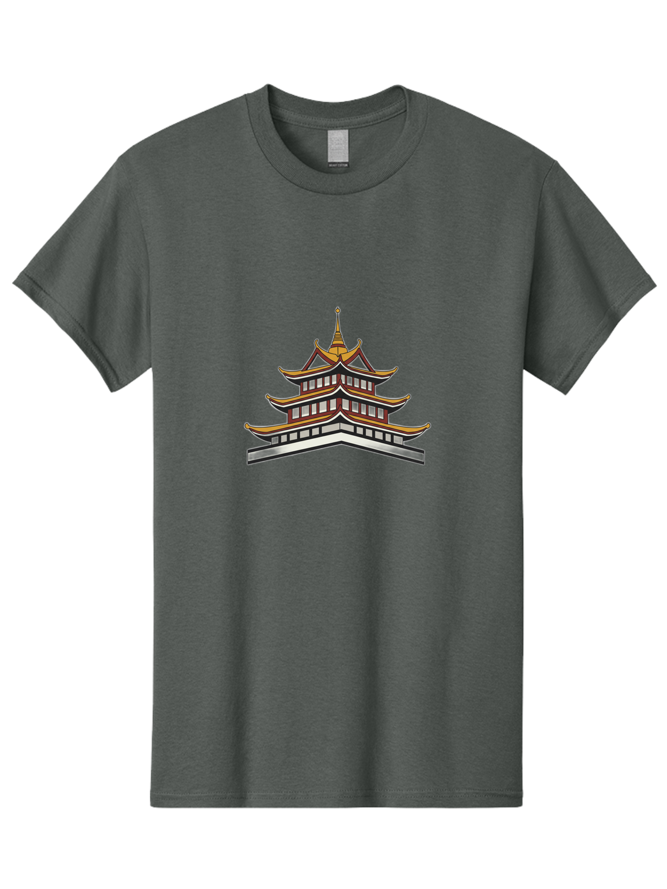 Pagoda-1 Men'S Graphic Tee, 100% Cotton, Comfortable Casual Summer Wear, Machine Washable, Vintage Camera, Old Camera, Antique Camera, Black Camera, Classic Photography, Photography Equipment, Nostalgic Device, Film Camera, Camera Art Bag919