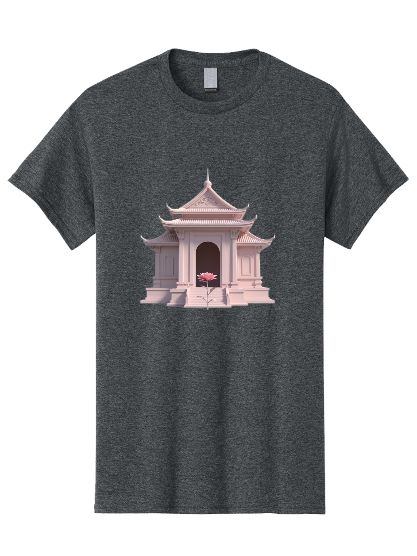 Pagoda-Temple Men'S Graphic Tee, 100% Cotton, Comfortable Casual Summer Wear, Machine Washable, Vintage Camera, Old Camera, Antique Camera, Black Camera, Classic Photography, Photography Equipment, Nostalgic Device, Film Camera, Camera Art Bag922
