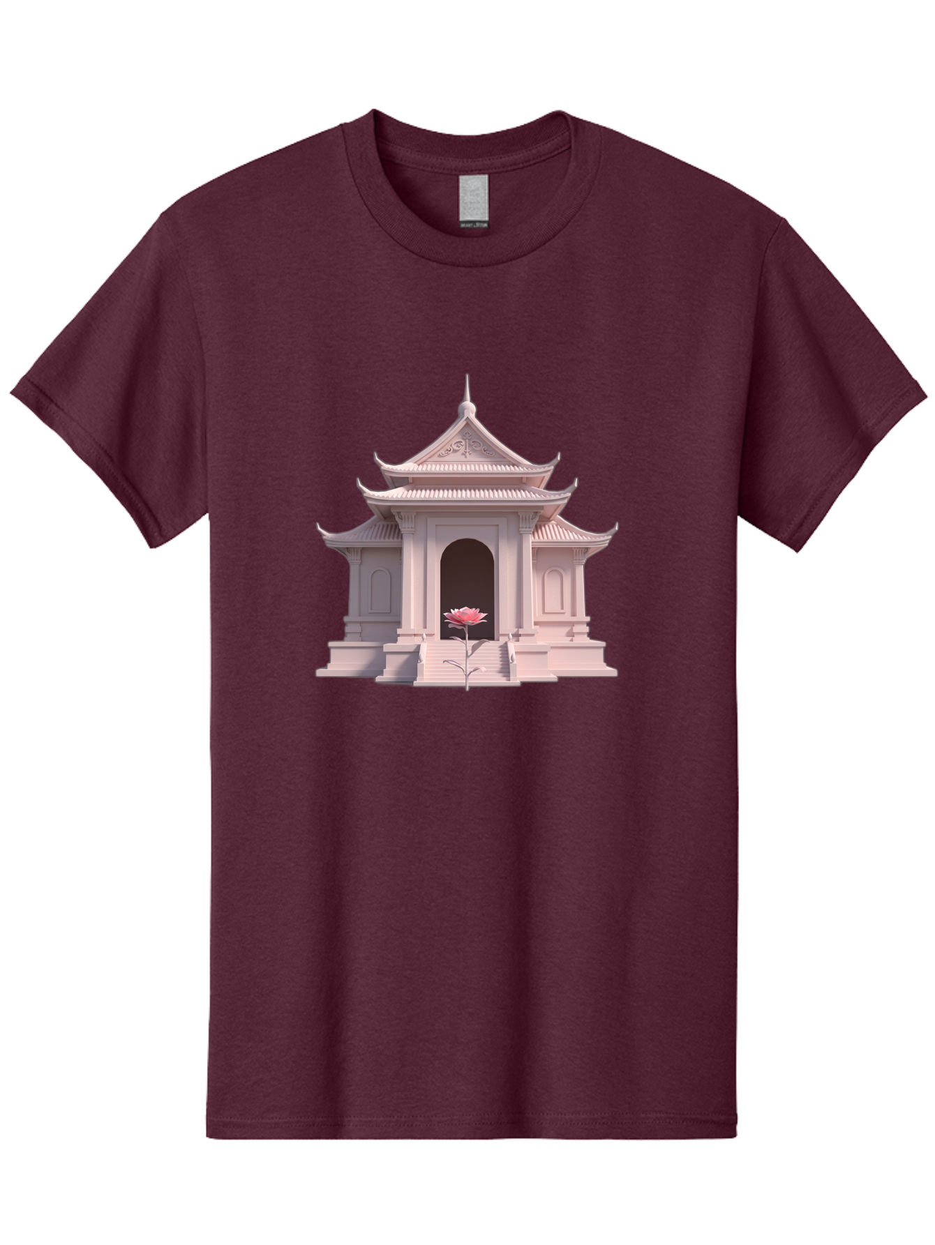 Pagoda-Temple Men'S Graphic Tee, 100% Cotton, Comfortable Casual Summer Wear, Machine Washable, Vintage Camera, Old Camera, Antique Camera, Black Camera, Classic Photography, Photography Equipment, Nostalgic Device, Film Camera, Camera Art Bag922