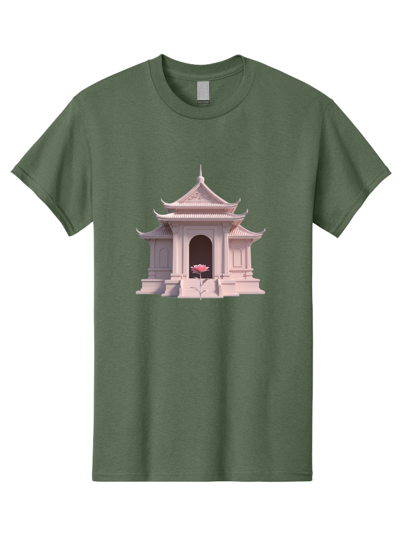 Pagoda-Temple Men'S Graphic Tee, 100% Cotton, Comfortable Casual Summer Wear, Machine Washable, Vintage Camera, Old Camera, Antique Camera, Black Camera, Classic Photography, Photography Equipment, Nostalgic Device, Film Camera, Camera Art Bag922