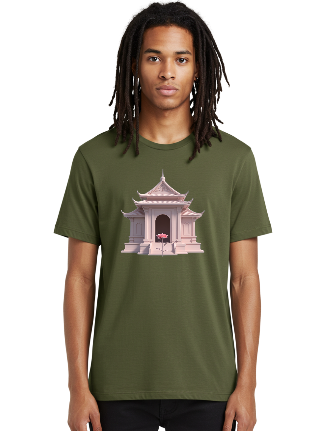 Pagoda-Temple Men'S Graphic Tee, 100% Cotton, Comfortable Casual Summer Wear, Machine Washable, Vintage Camera, Old Camera, Antique Camera, Black Camera, Classic Photography, Photography Equipment, Nostalgic Device, Film Camera, Camera Art Bag922