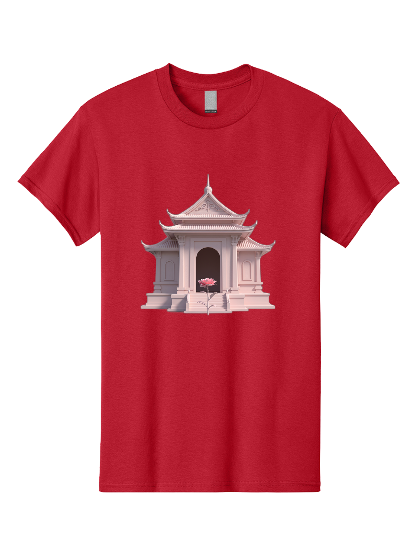 Pagoda-Temple Men'S Graphic Tee, 100% Cotton, Comfortable Casual Summer Wear, Machine Washable, Vintage Camera, Old Camera, Antique Camera, Black Camera, Classic Photography, Photography Equipment, Nostalgic Device, Film Camera, Camera Art Bag922
