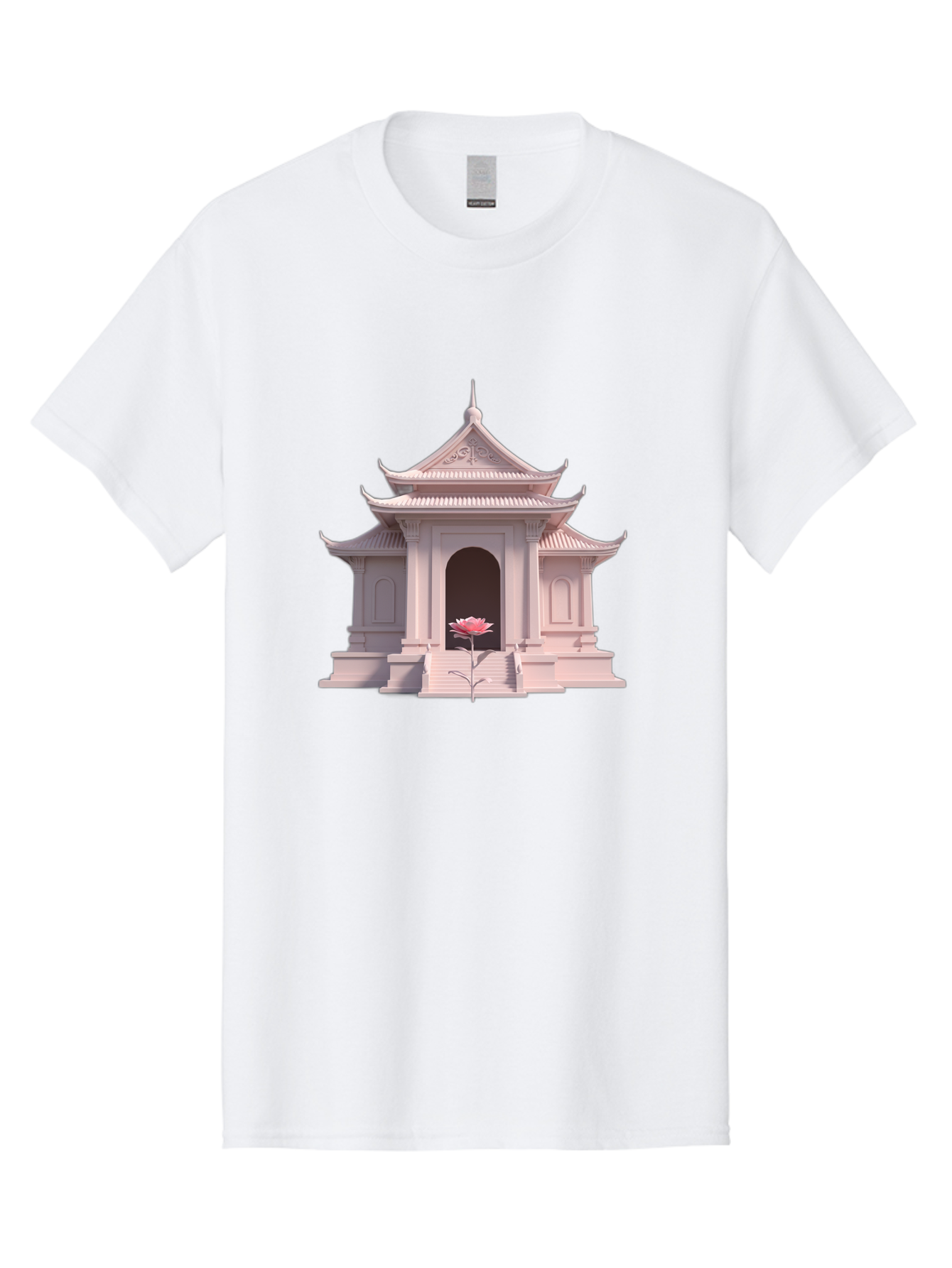 Pagoda-Temple Men'S Graphic Tee, 100% Cotton, Comfortable Casual Summer Wear, Machine Washable, Vintage Camera, Old Camera, Antique Camera, Black Camera, Classic Photography, Photography Equipment, Nostalgic Device, Film Camera, Camera Art Bag922