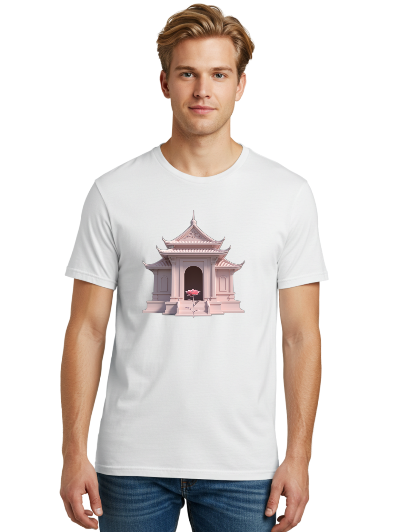 Pagoda-Temple Men'S Graphic Tee, 100% Cotton, Comfortable Casual Summer Wear, Machine Washable, Vintage Camera, Old Camera, Antique Camera, Black Camera, Classic Photography, Photography Equipment, Nostalgic Device, Film Camera, Camera Art Bag922