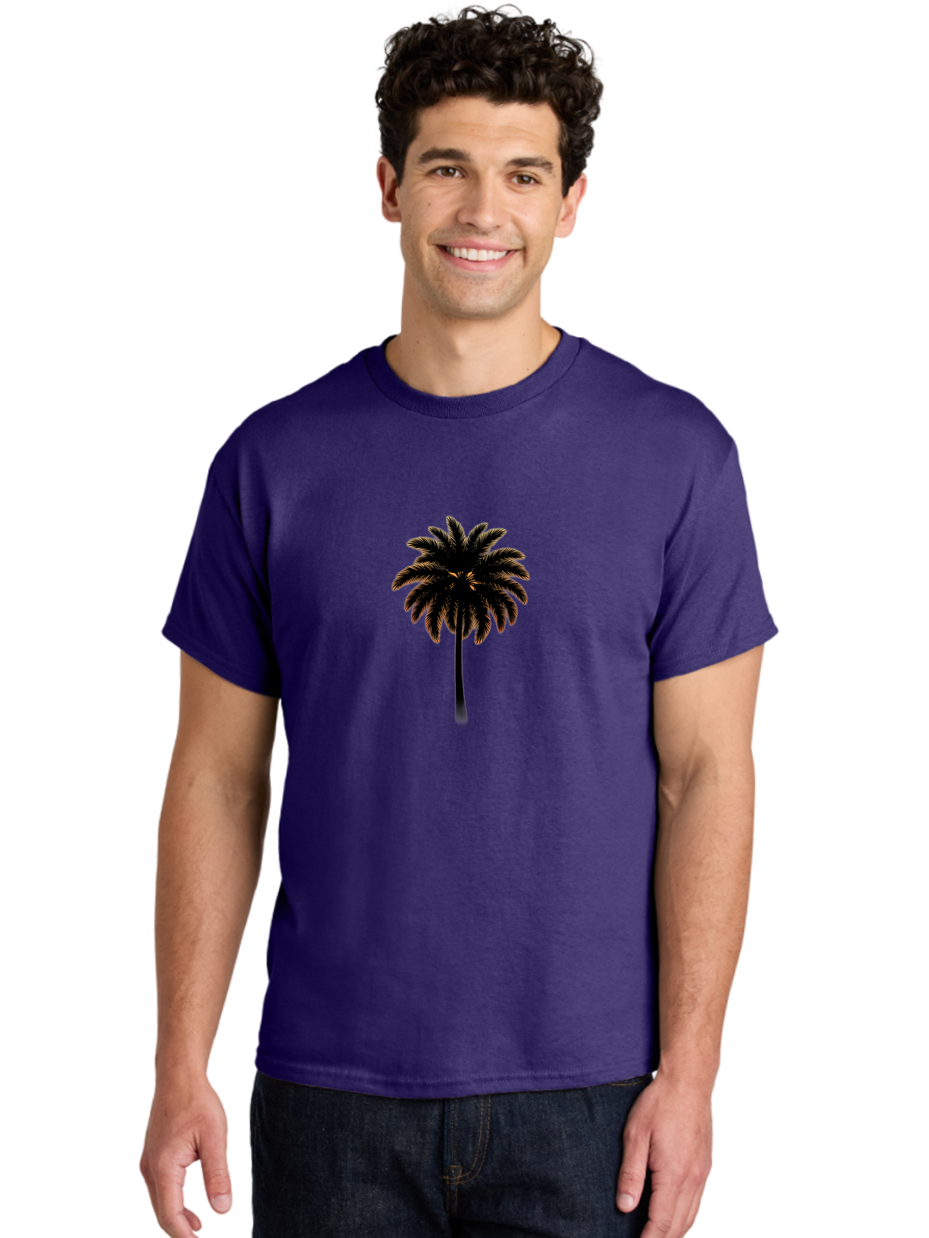 Palm-Tree Men'S Graphic Tee, 100% Cotton, Comfortable Casual Summer Wear, Machine Washable, Vintage Camera, Old Camera, Antique Camera, Black Camera, Classic Photography, Photography Equipment, Nostalgic Device, Film Camera, Camera Art Bag924