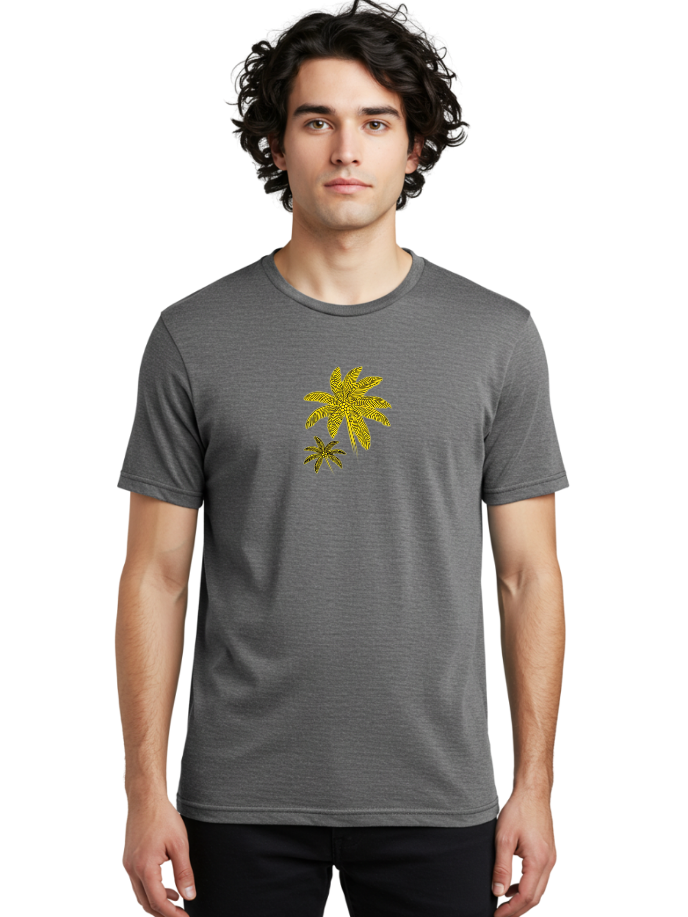 Palm-Trees Men'S Graphic Tee, 100% Cotton, Comfortable Casual Summer Wear, Machine Washable, Vintage Camera, Old Camera, Antique Camera, Black Camera, Classic Photography, Photography Equipment, Nostalgic Device, Film Camera, Camera Art Bag926