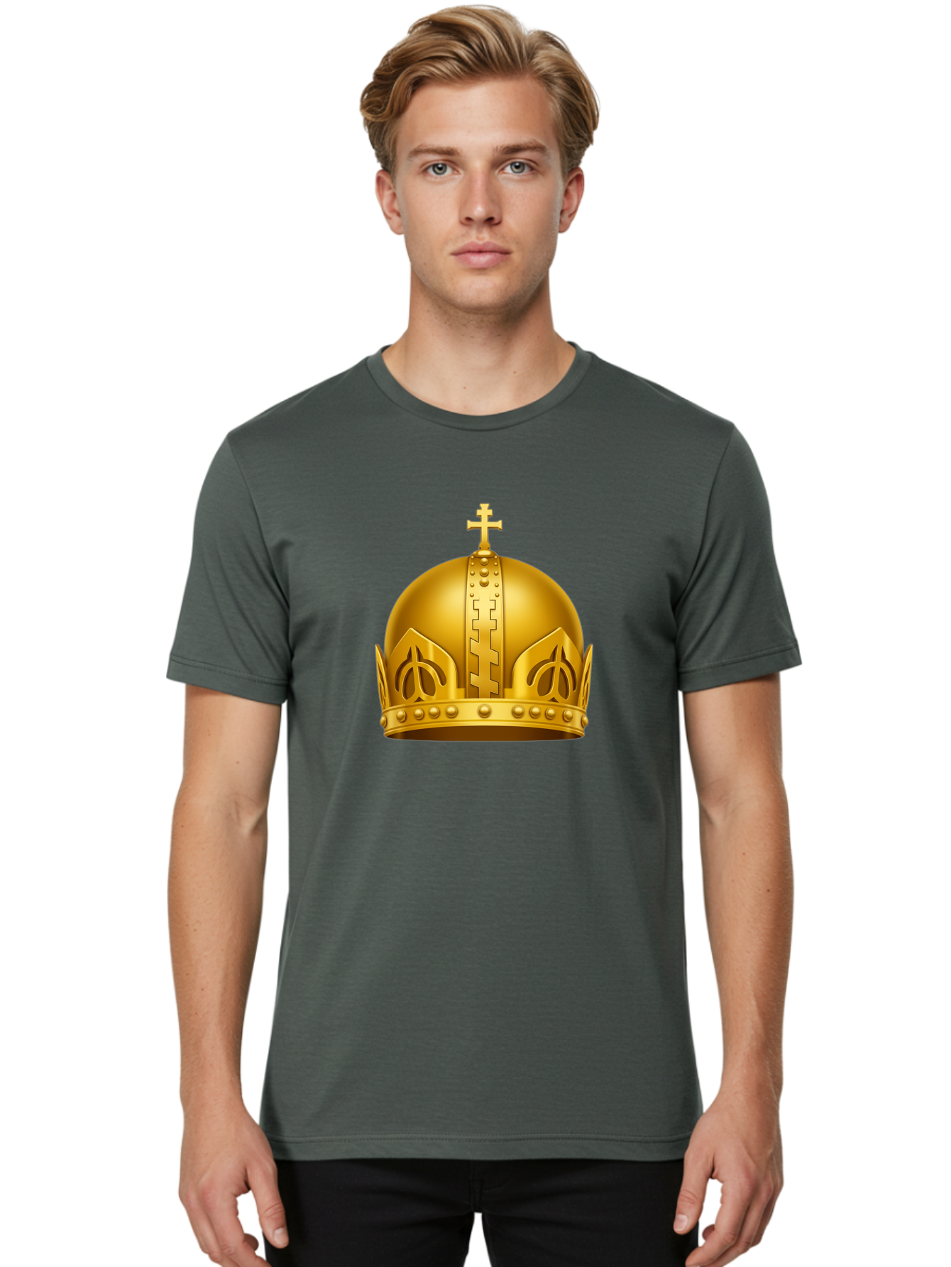 Papal-Crown Men'S Graphic Tee, 100% Cotton, Comfortable Casual Summer Wear, Machine Washable, Vintage Camera, Old Camera, Antique Camera, Black Camera, Classic Photography, Photography Equipment, Nostalgic Device, Film Camera, Camera Art Bag928