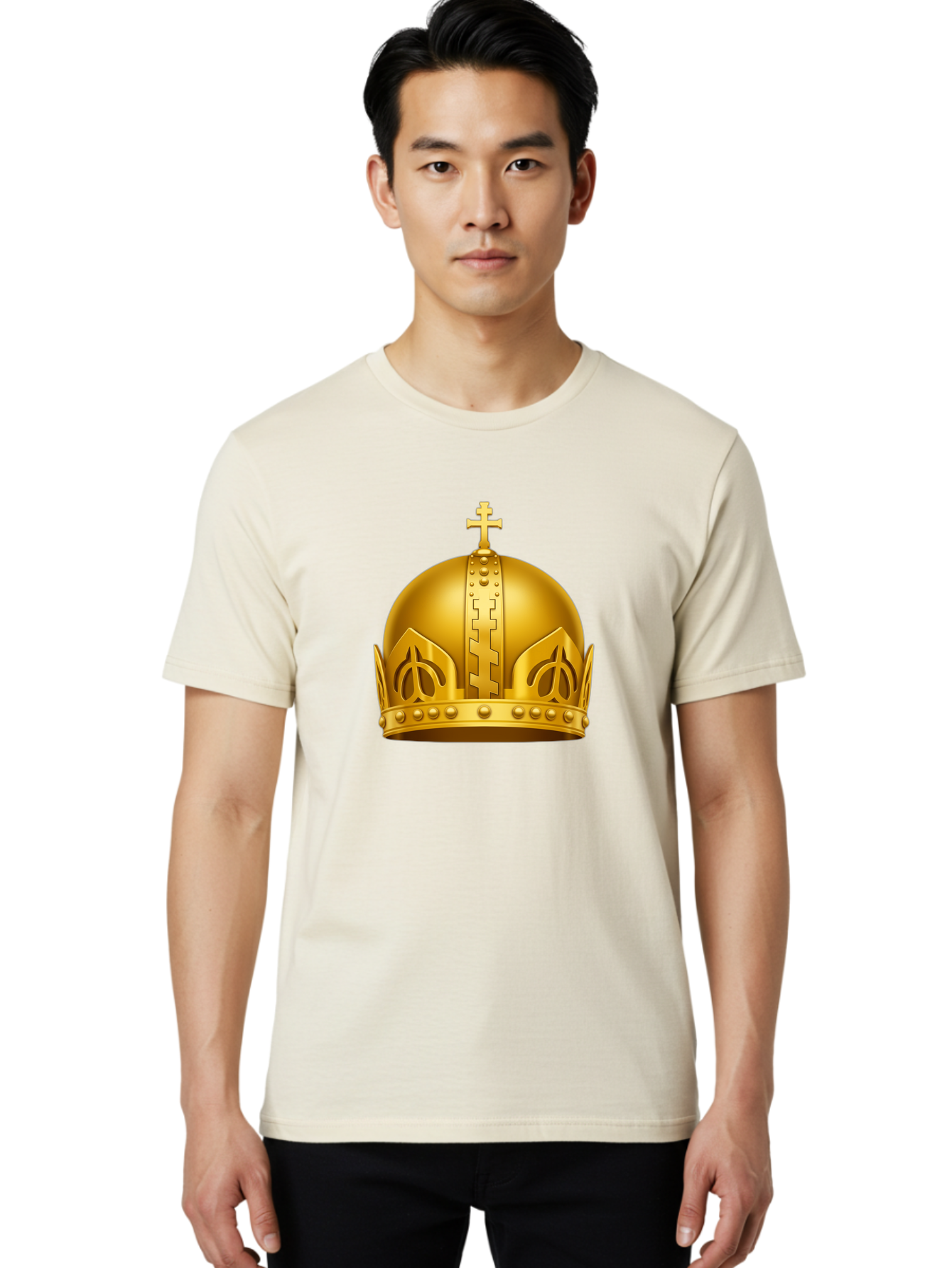 Papal-Crown Men'S Graphic Tee, 100% Cotton, Comfortable Casual Summer Wear, Machine Washable, Vintage Camera, Old Camera, Antique Camera, Black Camera, Classic Photography, Photography Equipment, Nostalgic Device, Film Camera, Camera Art Bag928